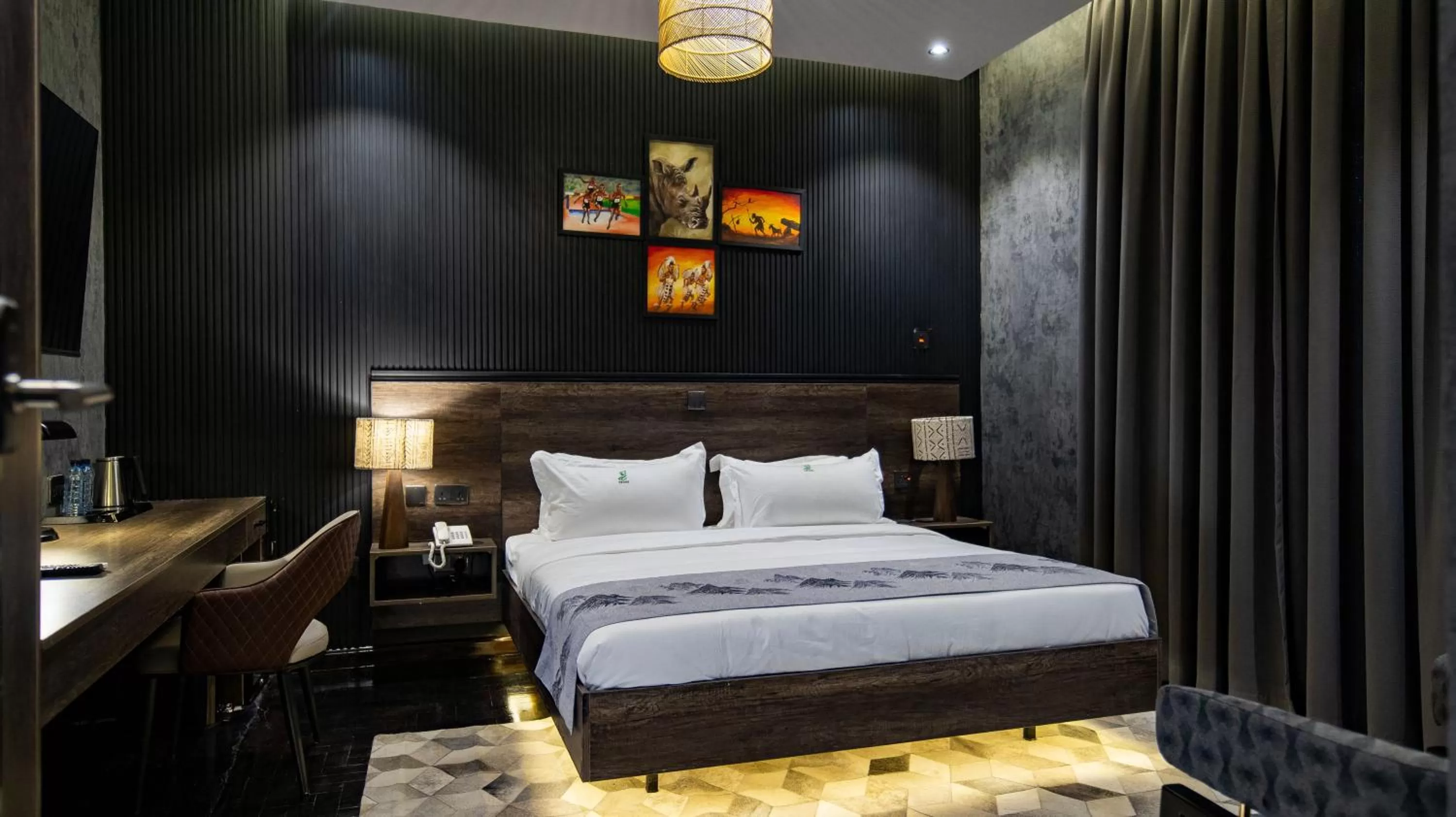 Photo of the whole room, Bed in Gigiri Lion Villas II