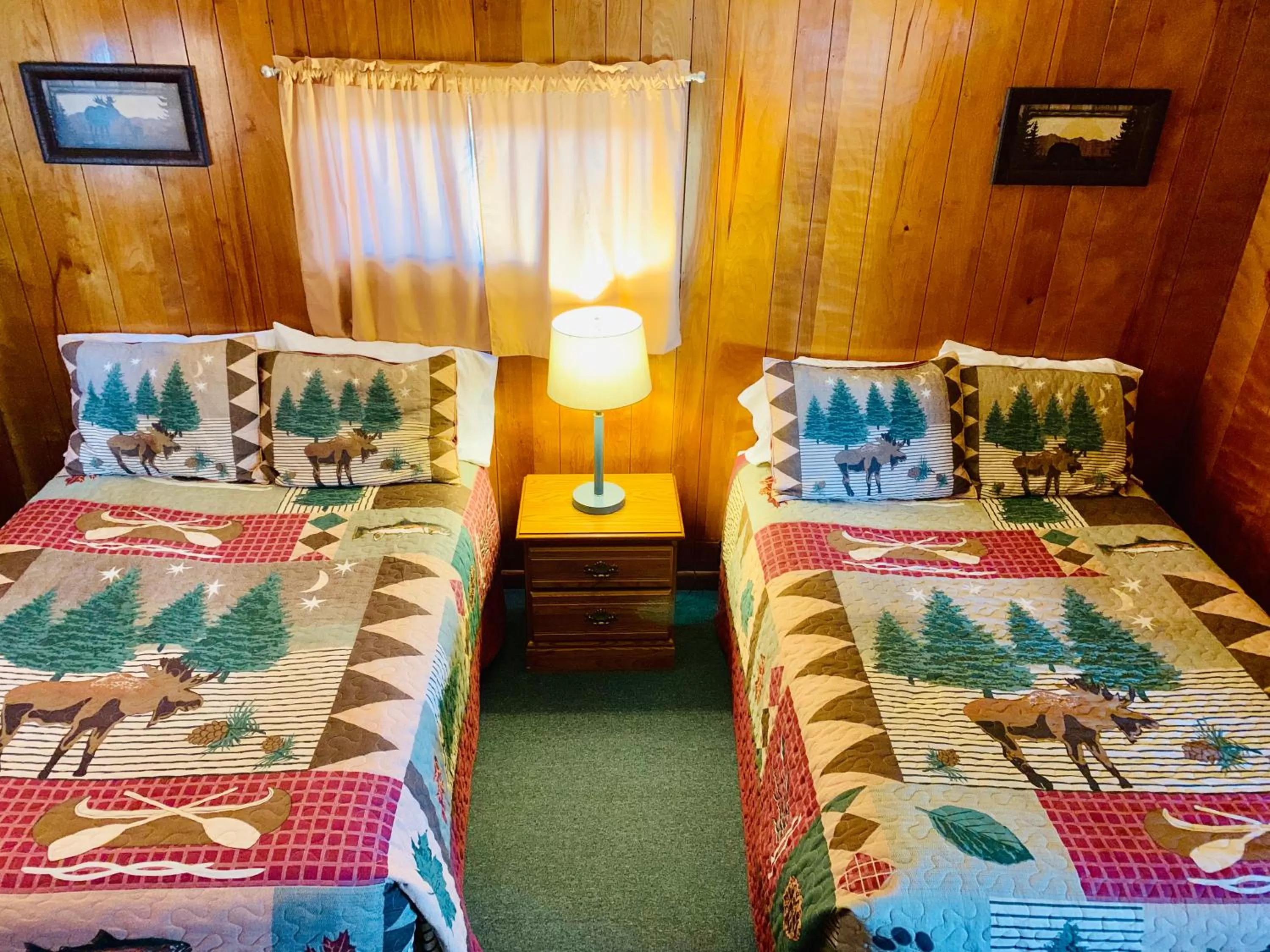 Bedroom, Bed in Rangeley Town & Lake