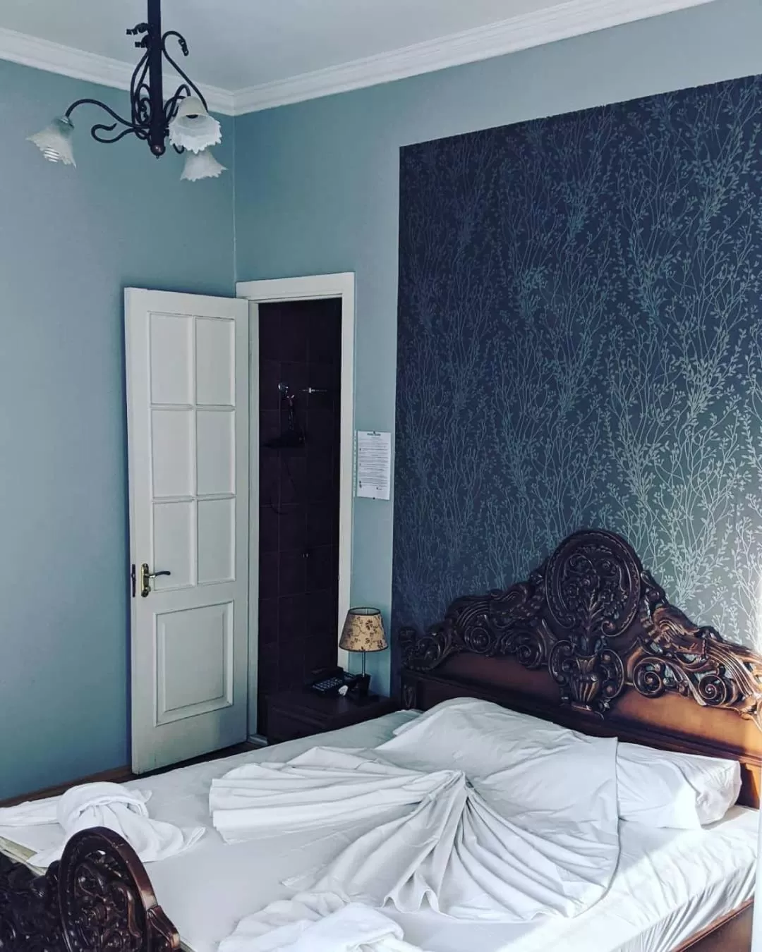 Bed in Hotel Kalanga