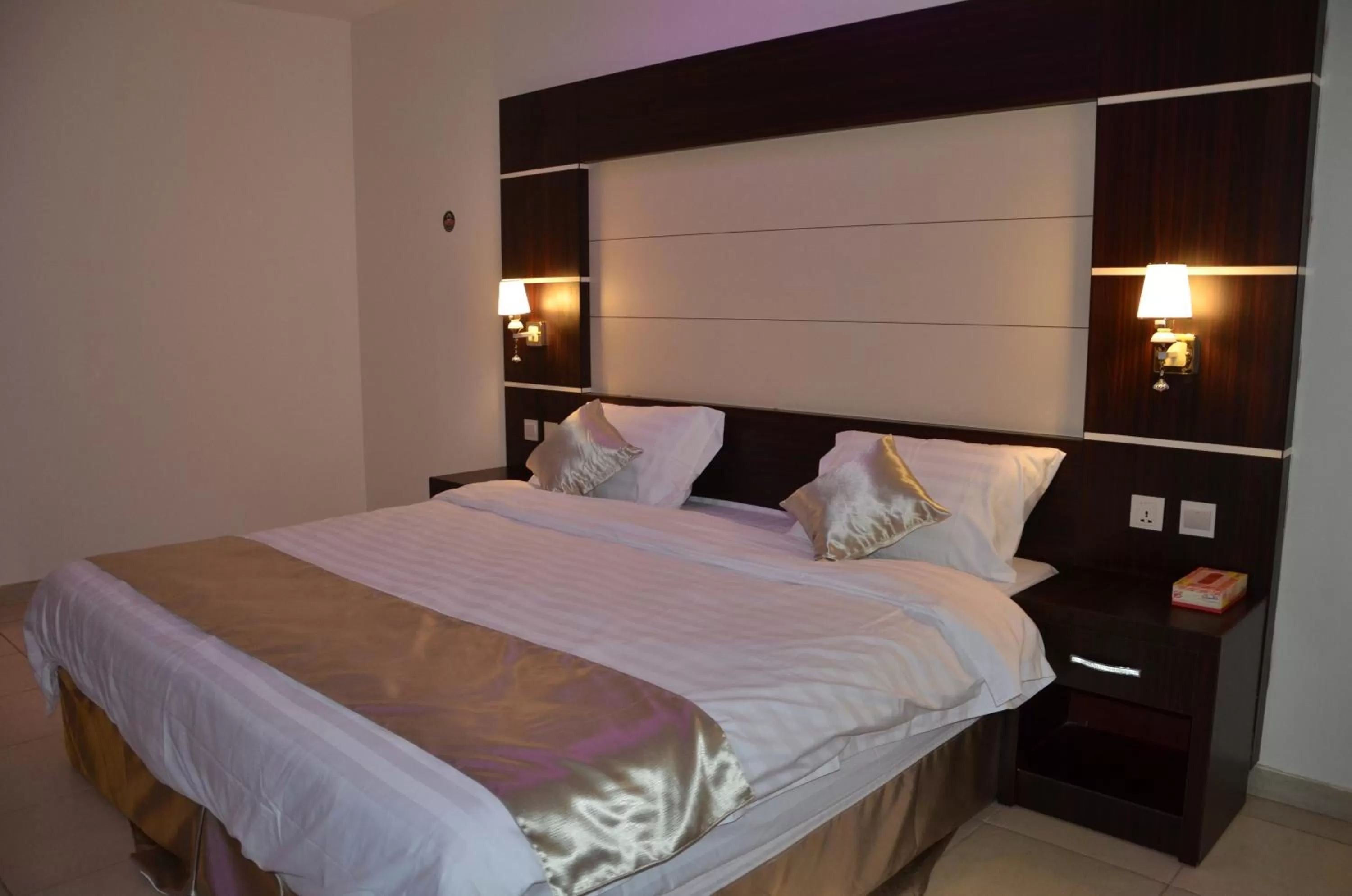 Bed in Jazan Heart Hotel