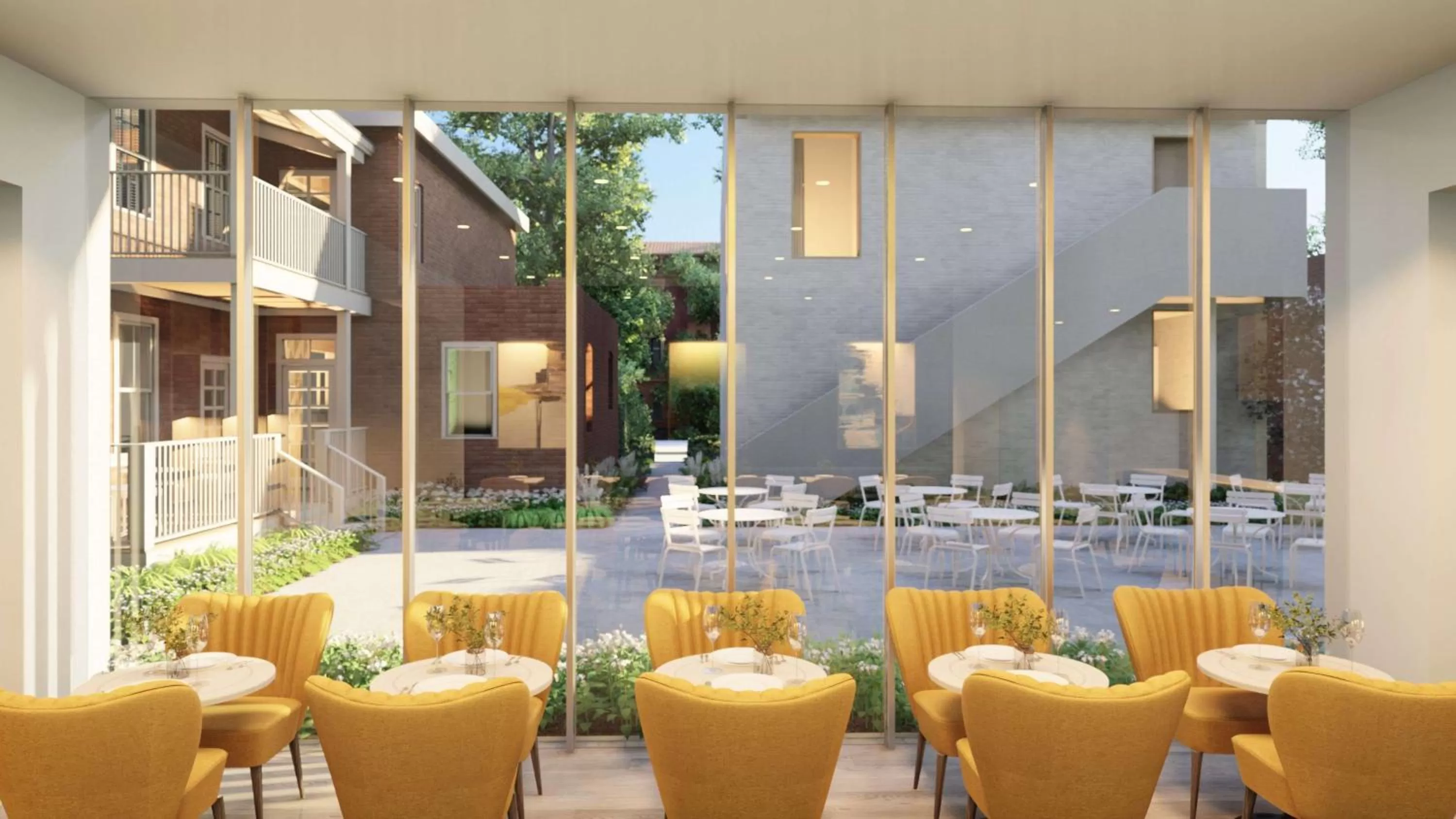 Restaurant/places to eat, Swimming Pool in Quirk Hotel Charlottesville