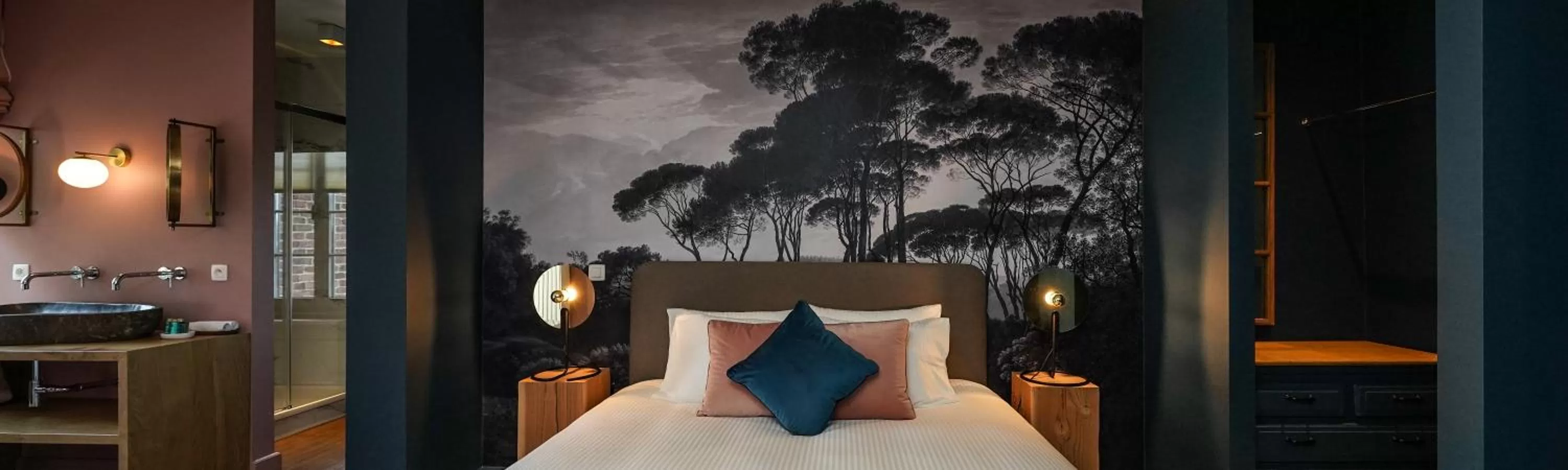 Bed in Les Terrasses des Falizes B&B