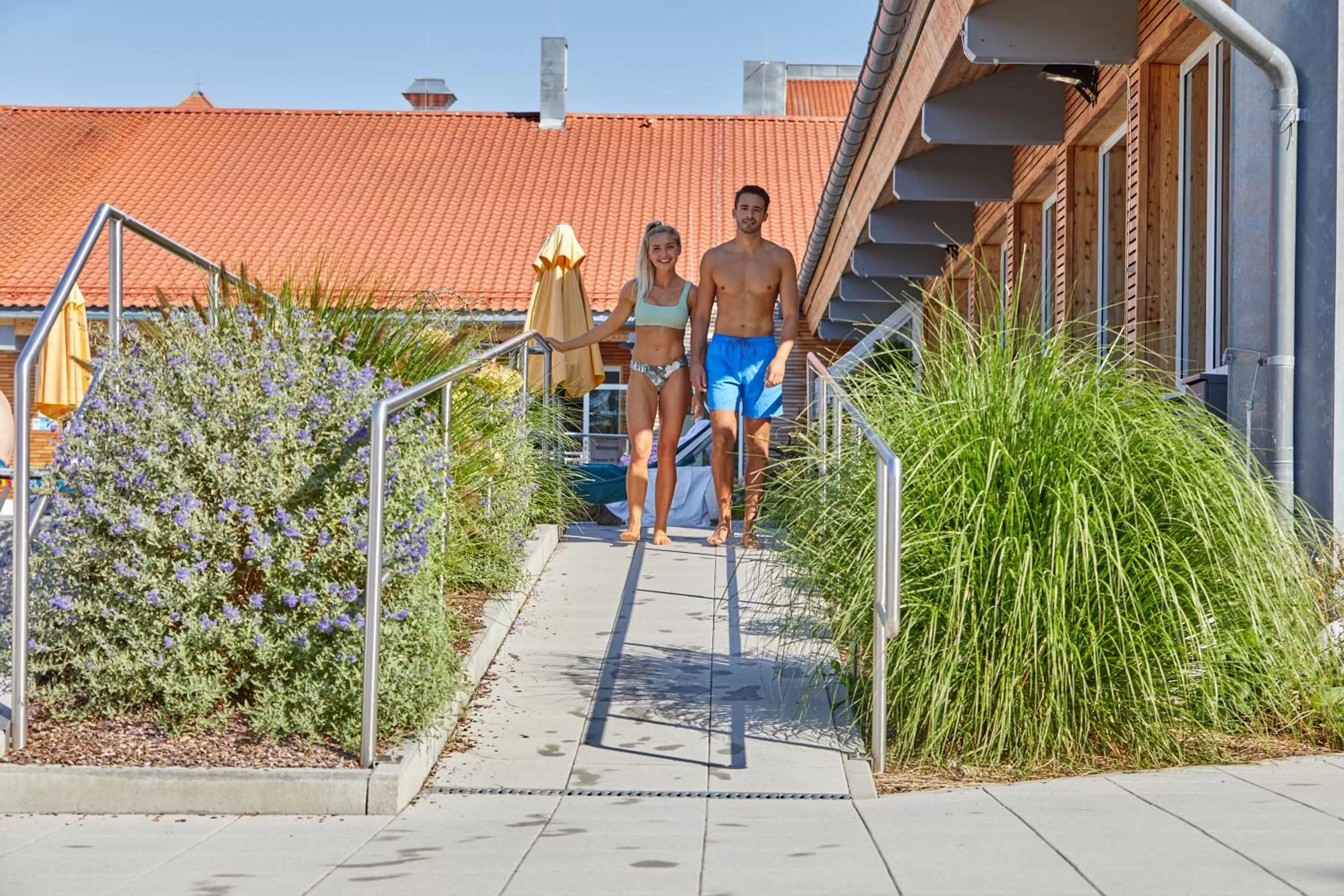 Garden, Children in Appartement-Haus Blumenhof