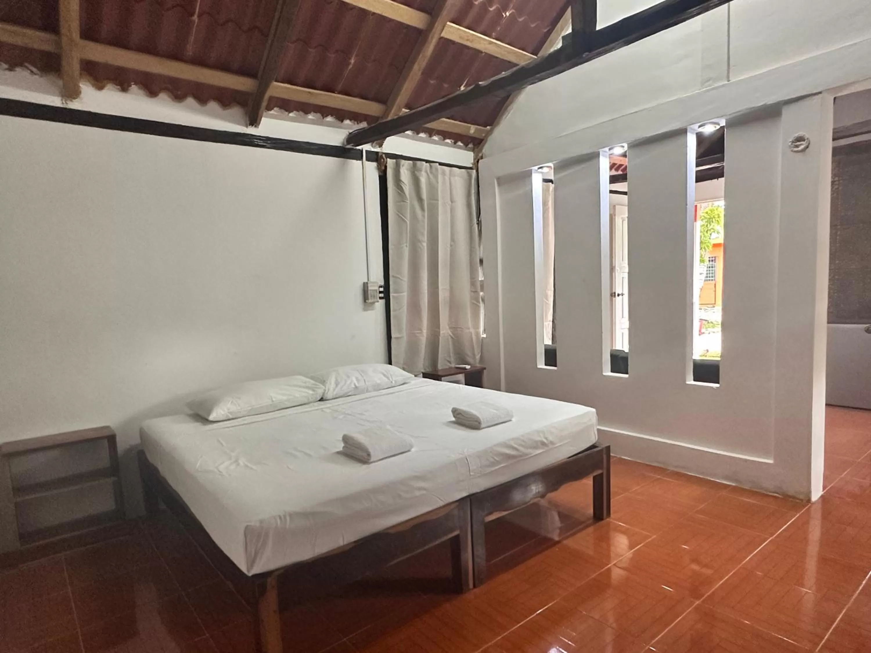 Bed in Hotel Bacalar Sunshine