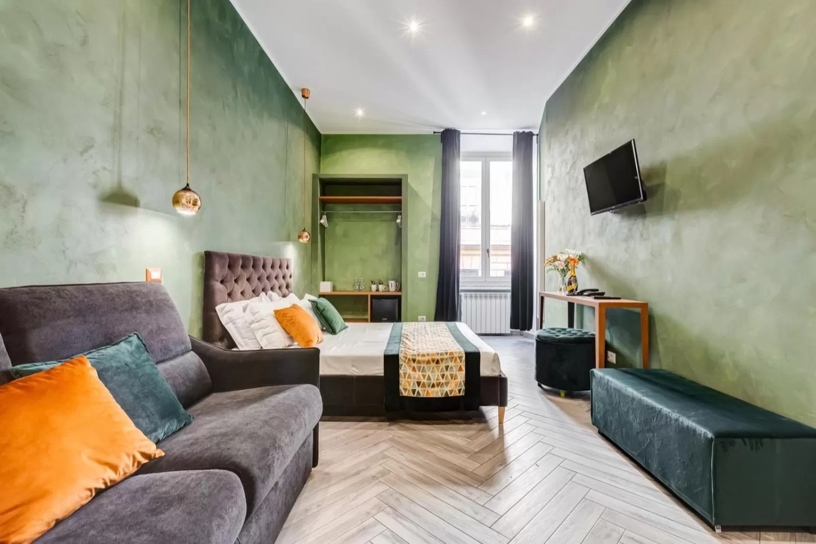 Bedroom in Ripetta Deluxe Suites