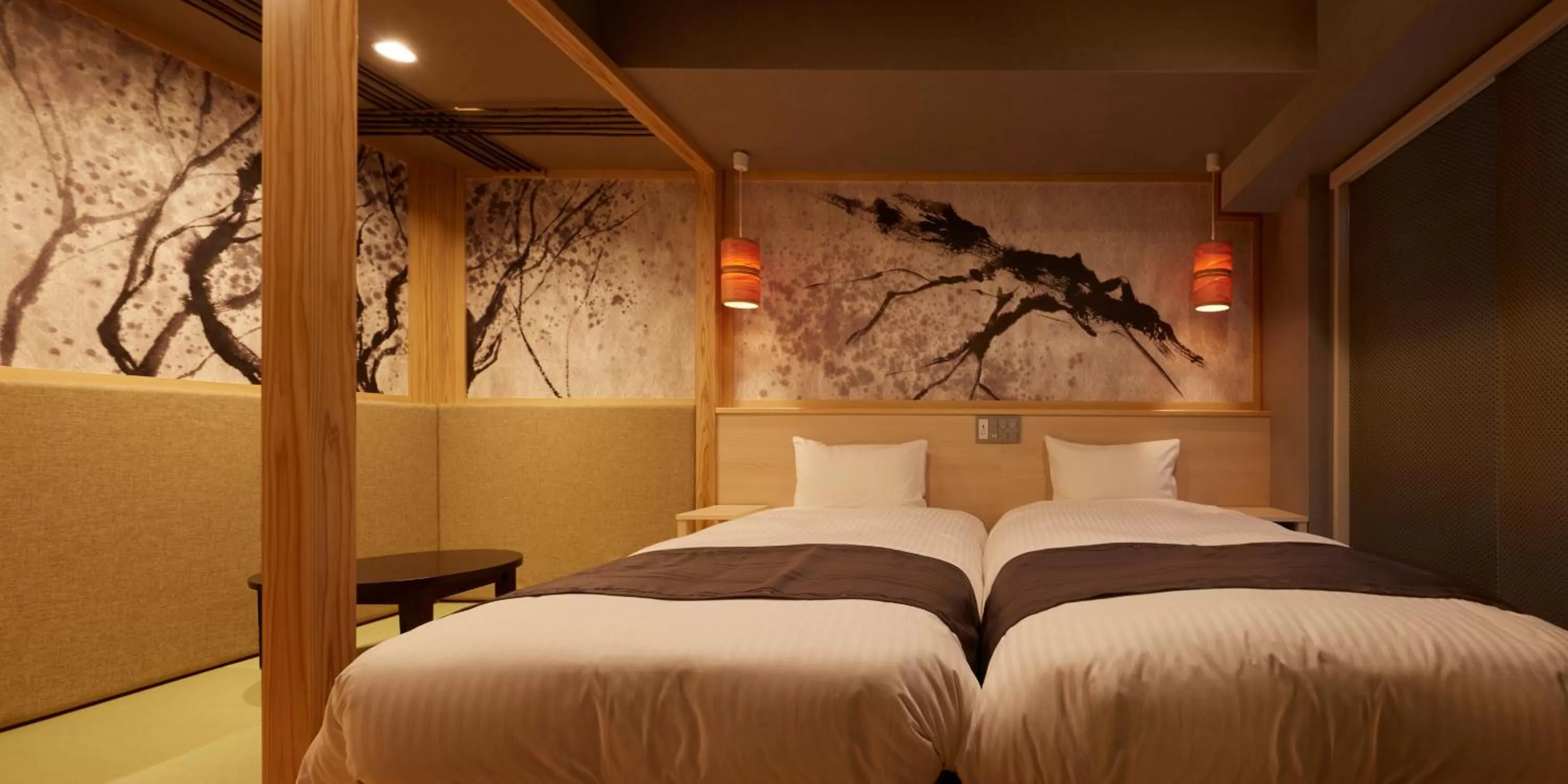 Bed in Sakura Sky Hotel