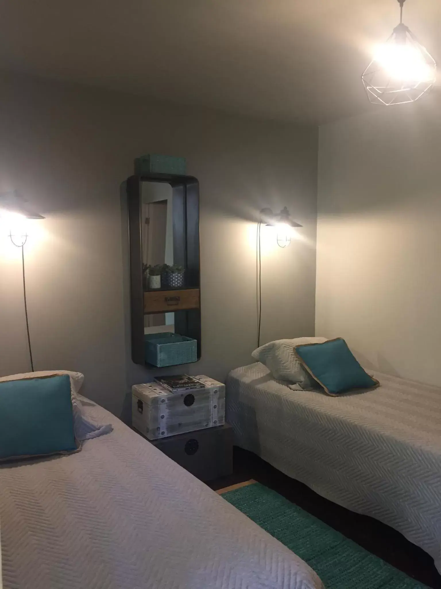 Twin Room with two single beds in Rent apart Las Condes Twin Room with two single beds in Rent apart Las Condes