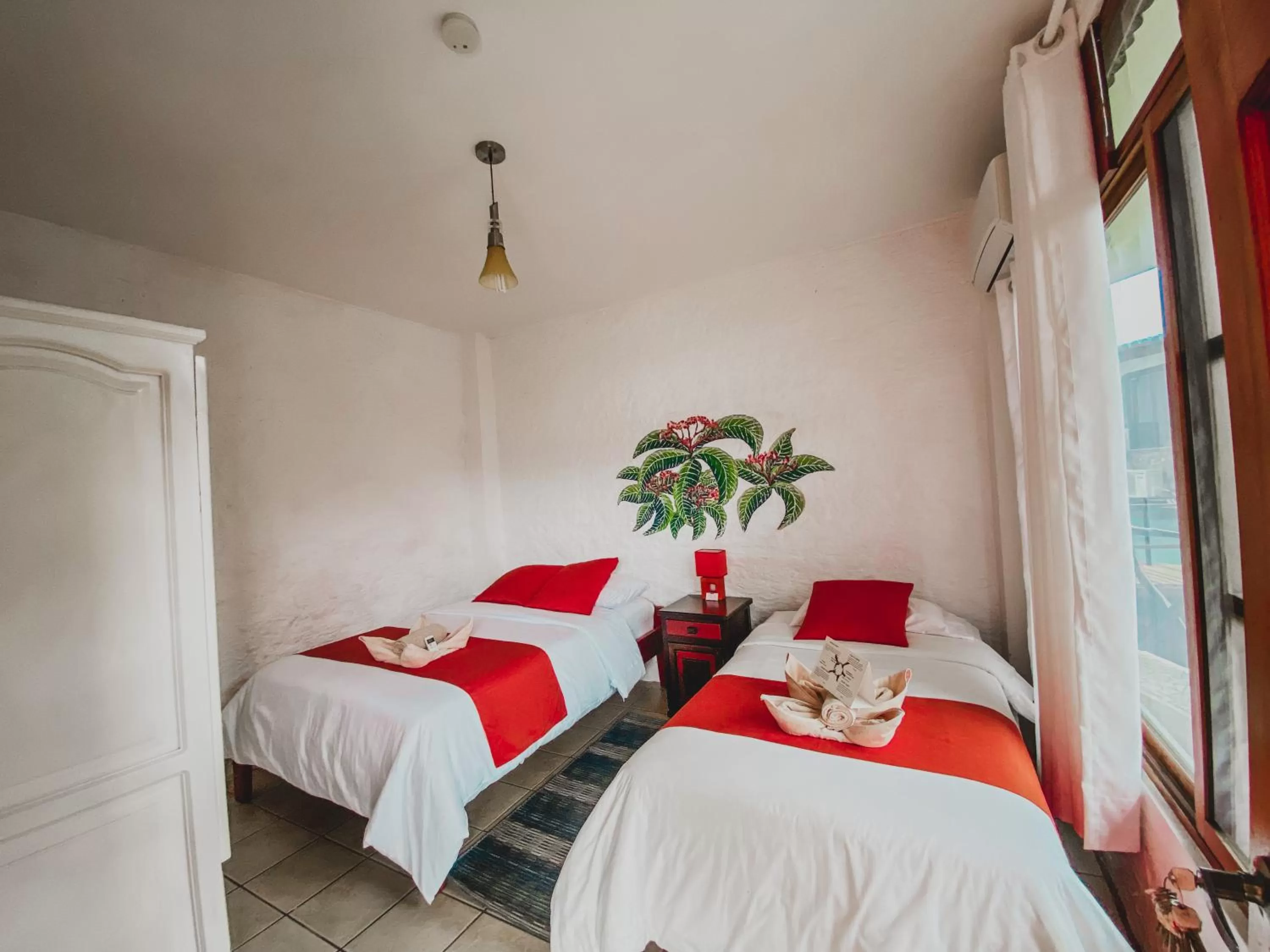 Bed in Hotel Miconia