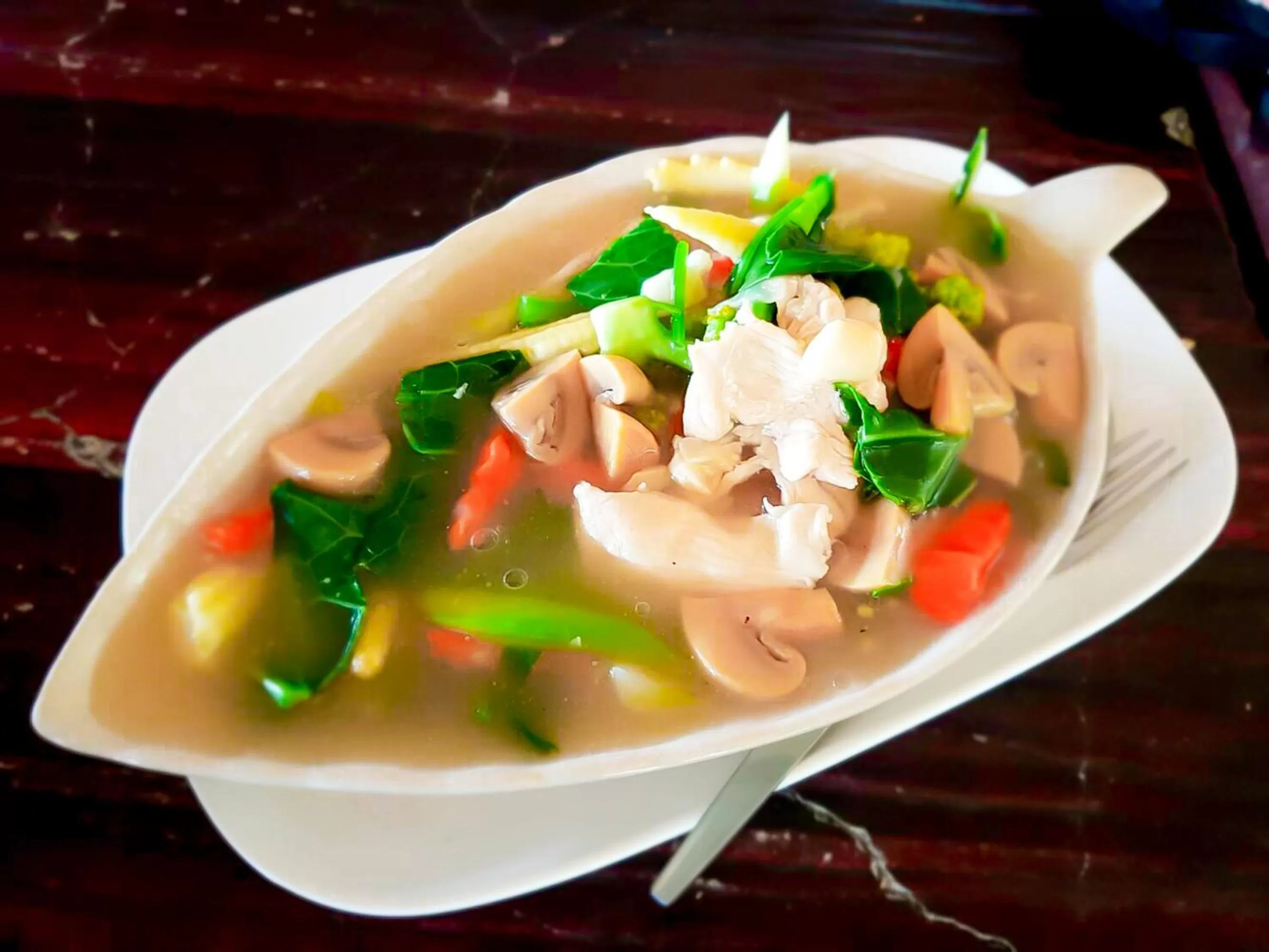 Food close-up in Lanta Emerald Bungalow