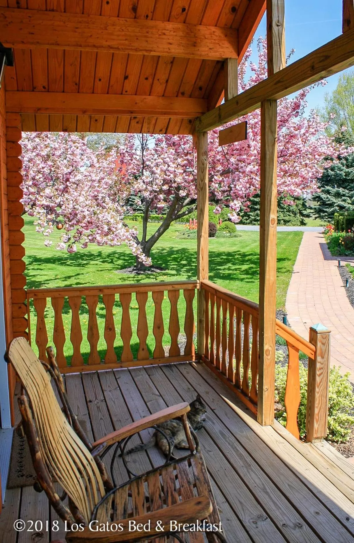 Balcony/Terrace in Los Gatos Bed & Breakfast