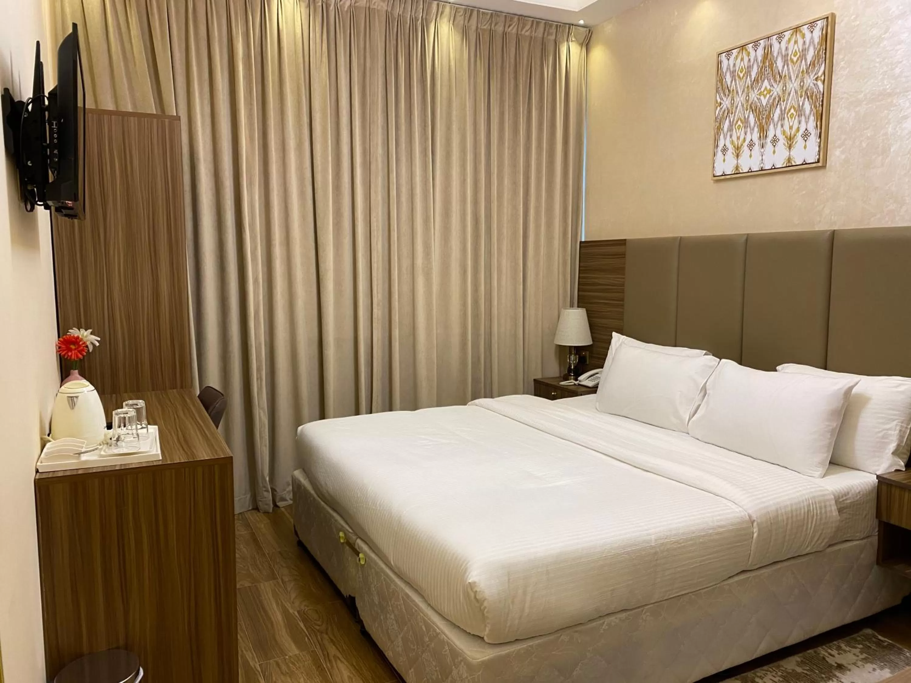Bed in Panorama Hotel Deira