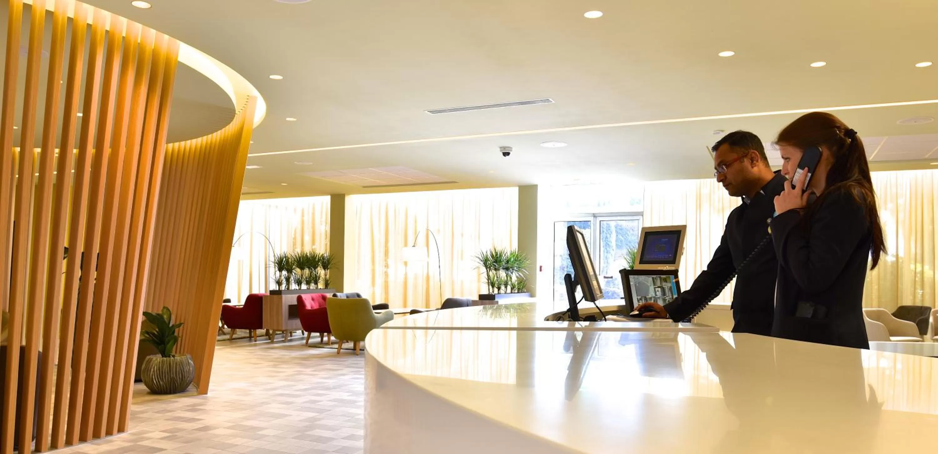 Lobby or reception in Novotel Paris Nord Expo Aulnay