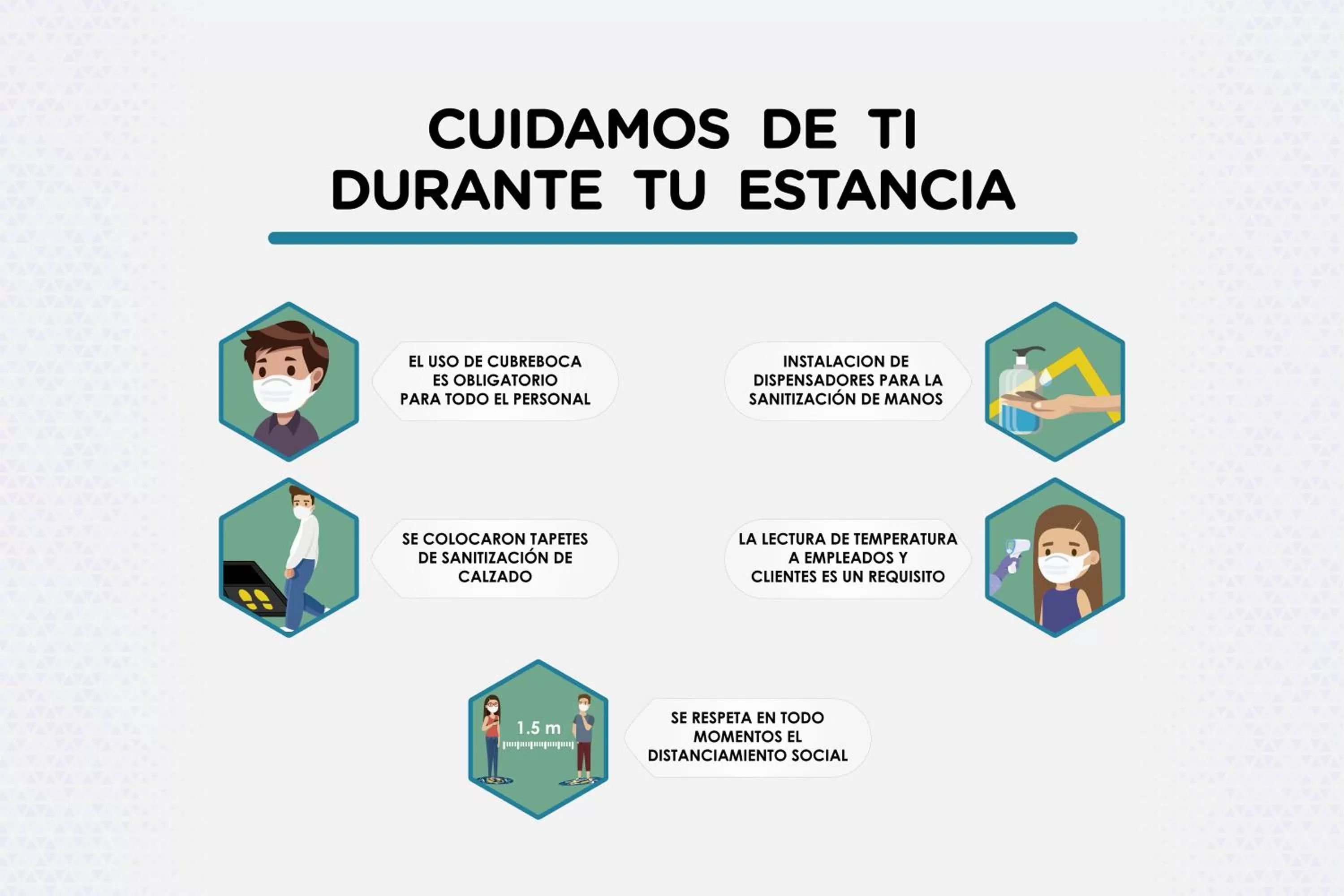 Text overlay in Hotel Casa Blanca