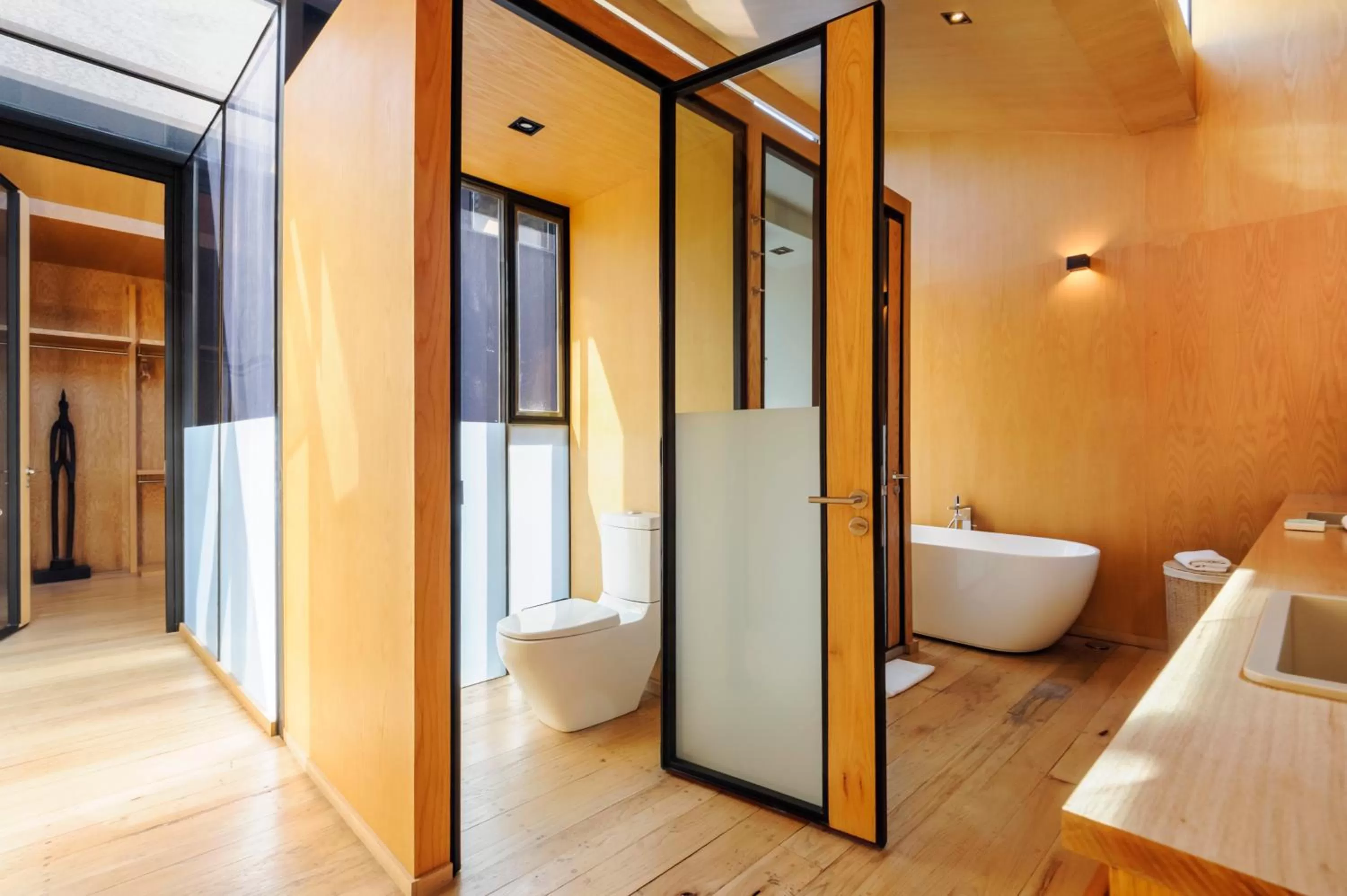 Bathroom, Bed in Casa Wynwood Roma Norte