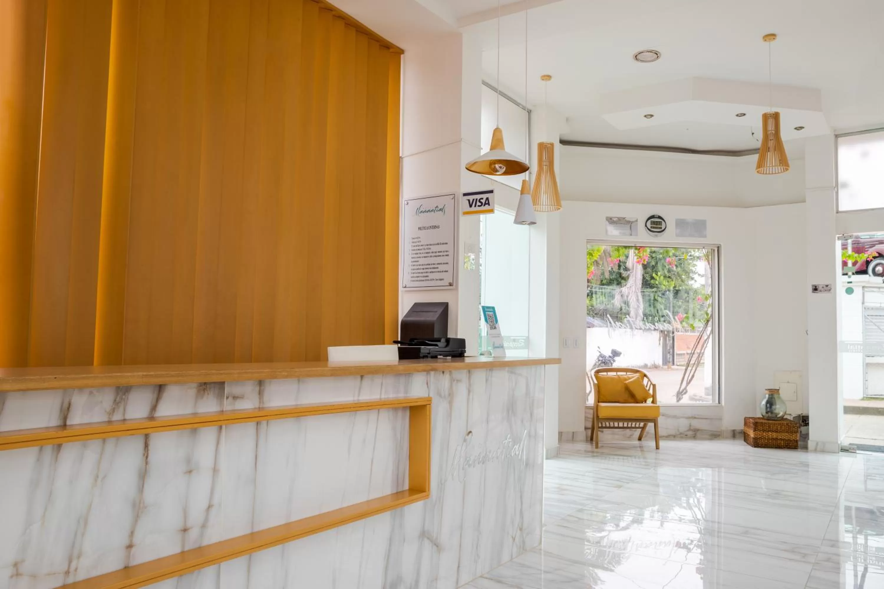 Lobby or reception in Hotel Manantial Melgar