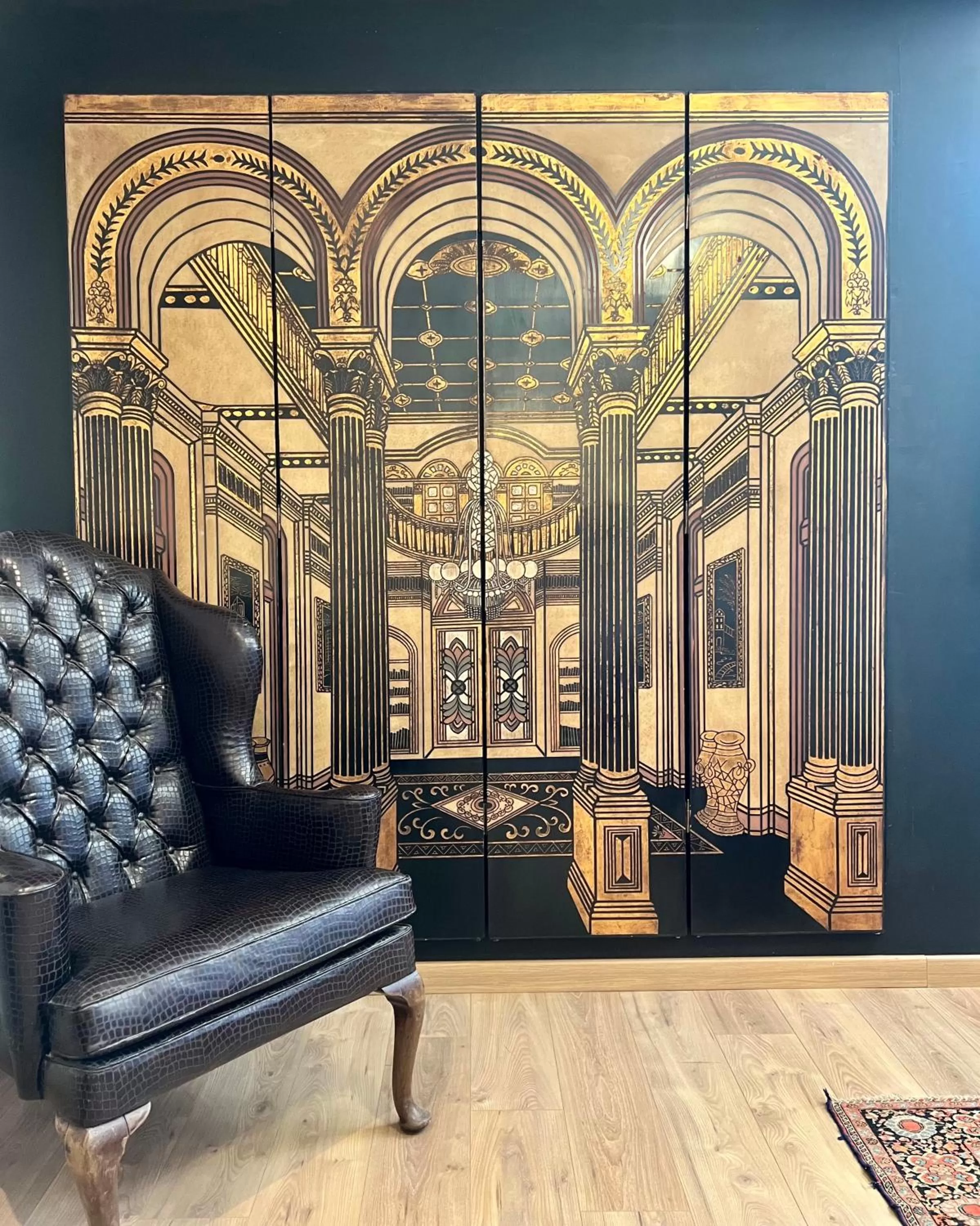 Decorative detail, Seating Area in Villa Pauline