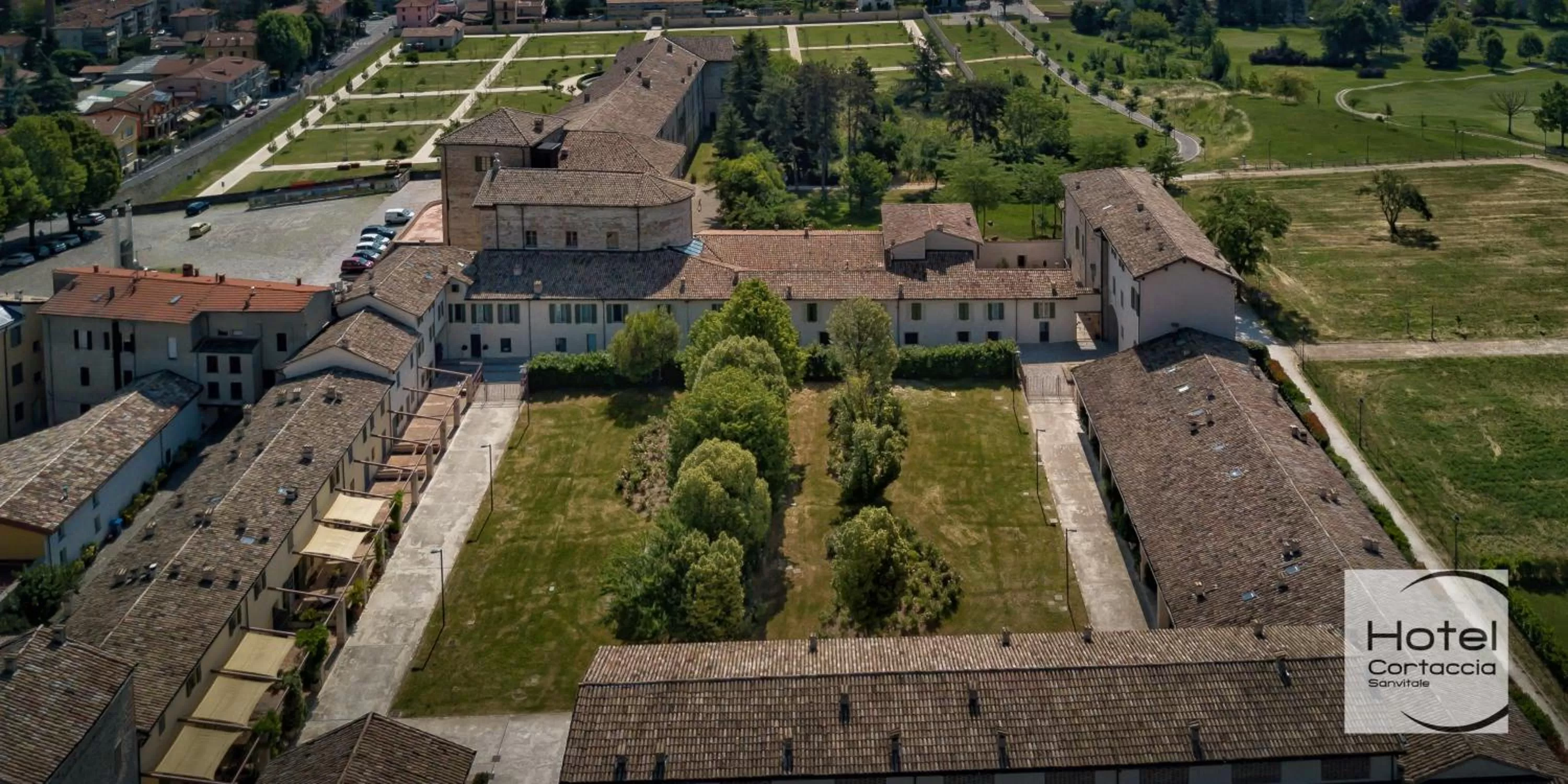 Bird's eye view in Hotel Cortaccia Sanvitale