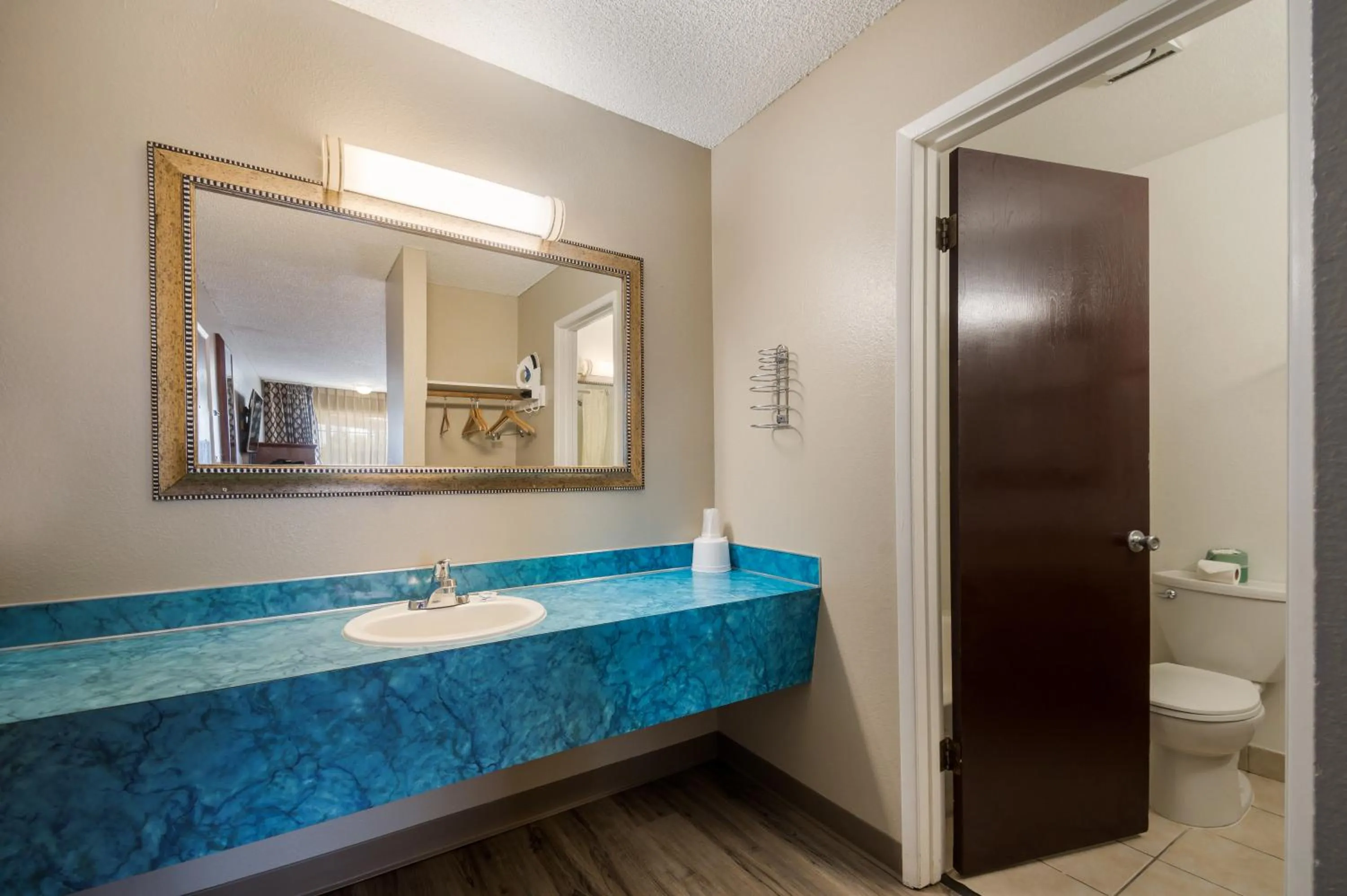 Toilet in Rodeway Inn & Suites Portland West - Beaverton