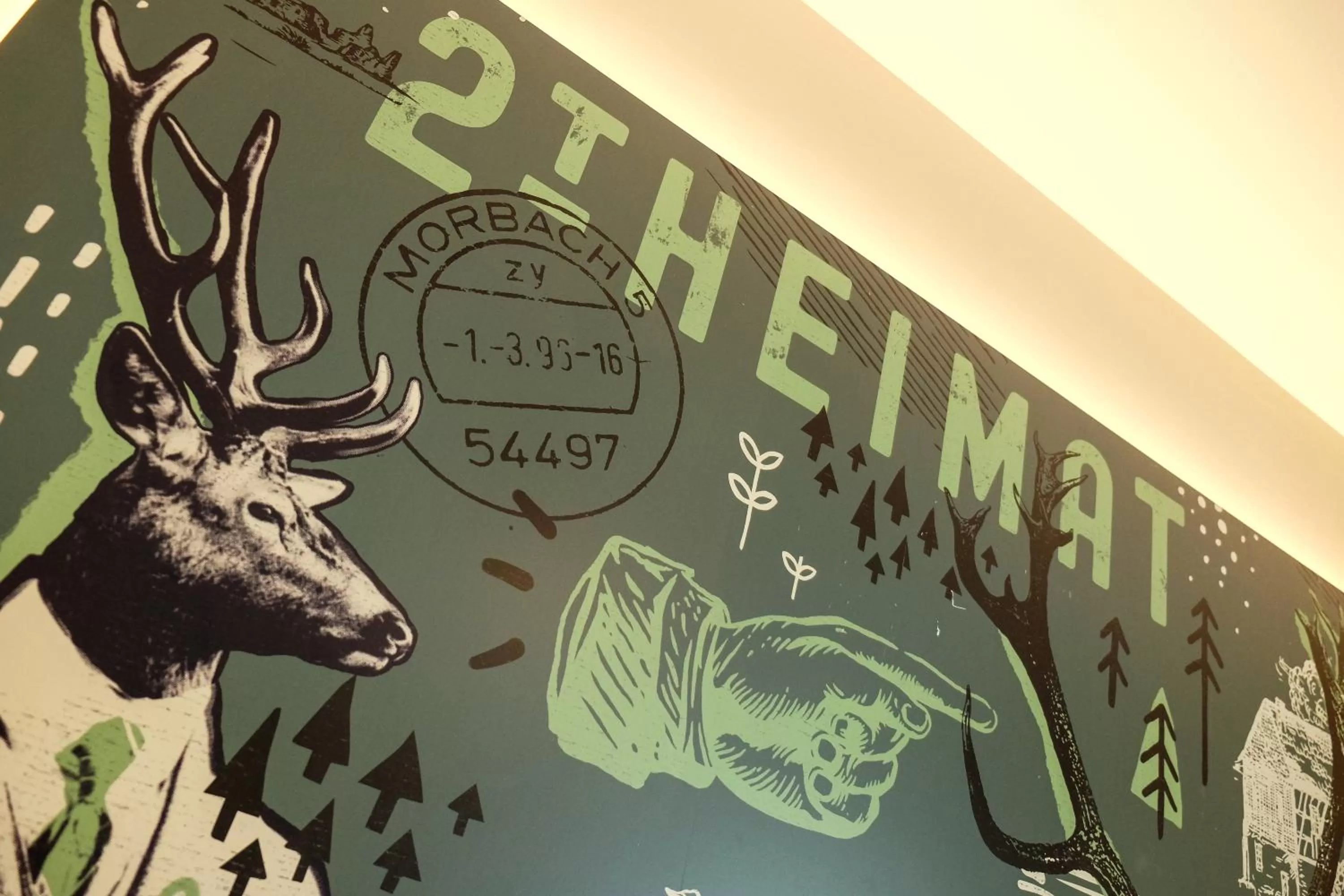 Decorative detail in 2tHEIMAT - Hotel & Restaurant