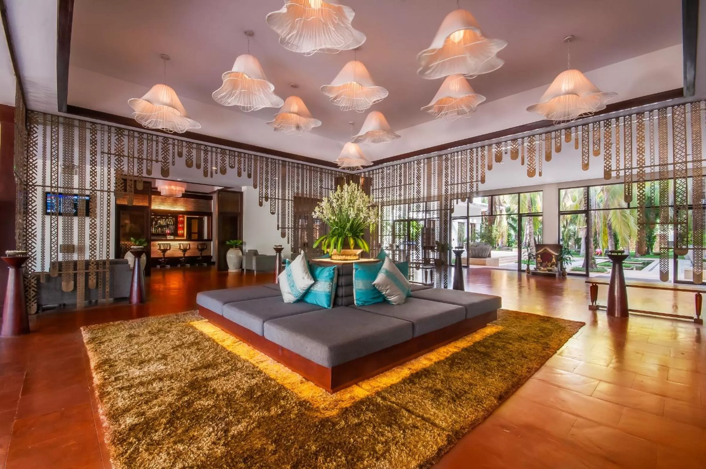 Lobby or reception in Lotus Blanc Resort