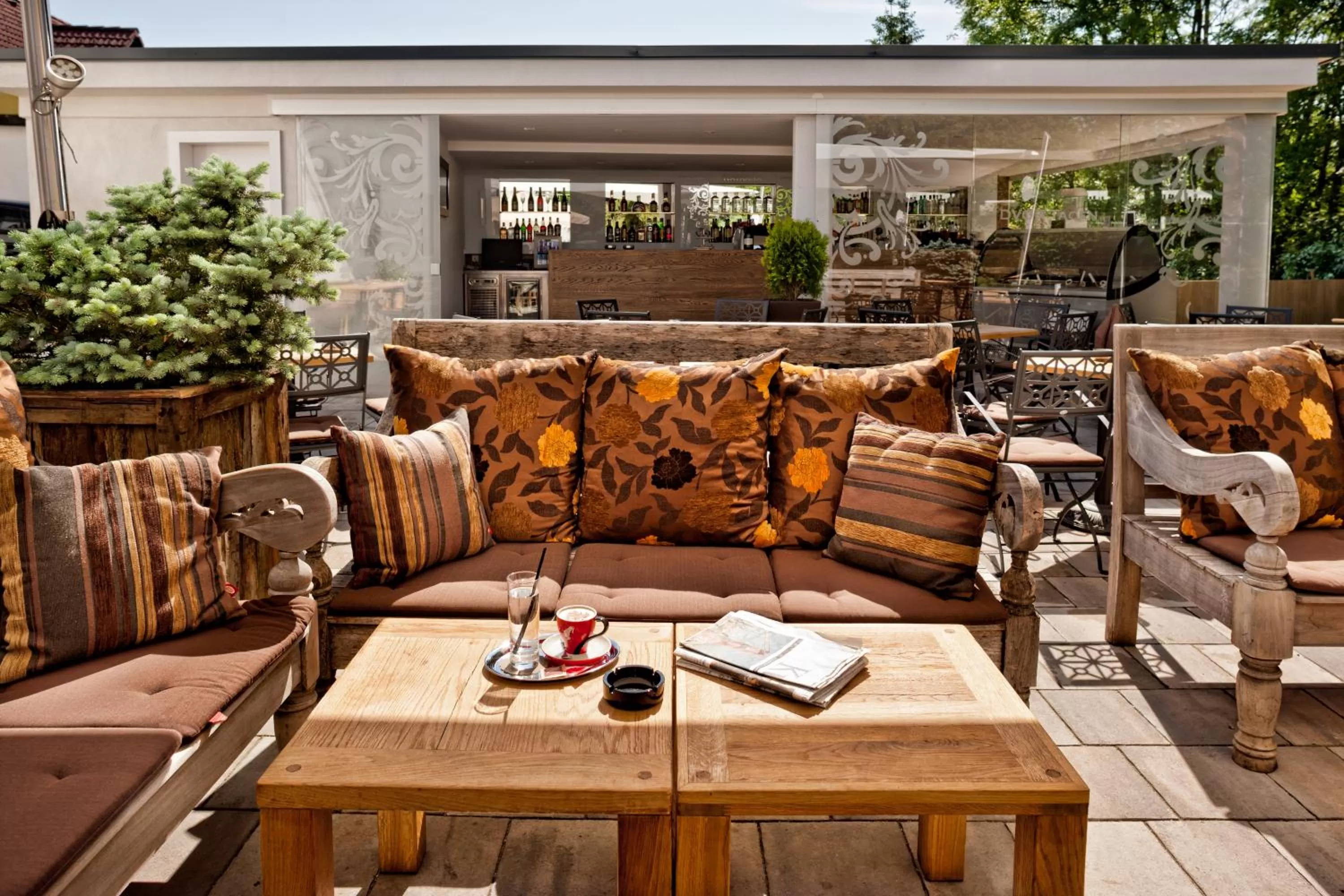 Balcony/Terrace in B&B Dvor Tacen