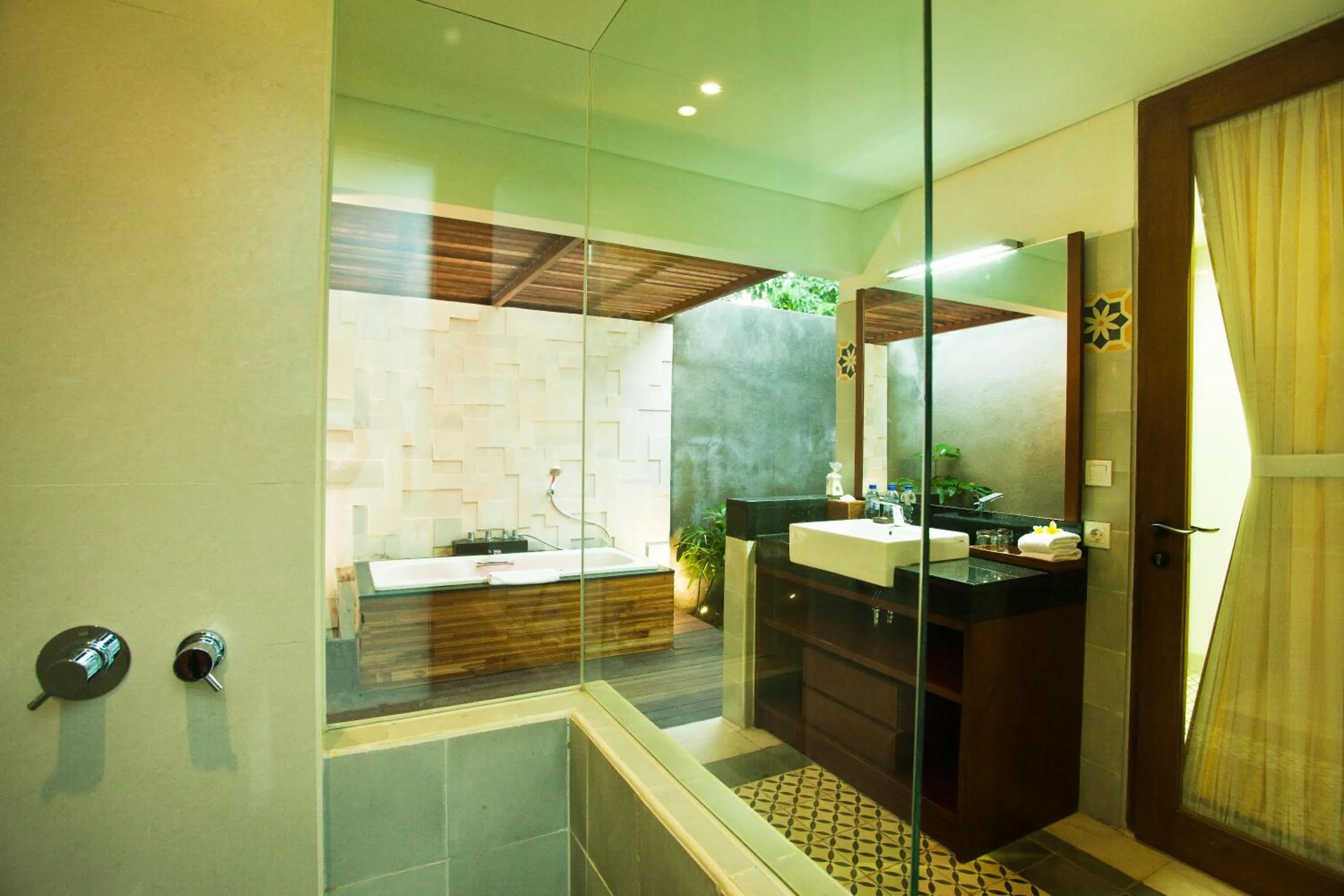 Shower in The Astari Villa and Residence