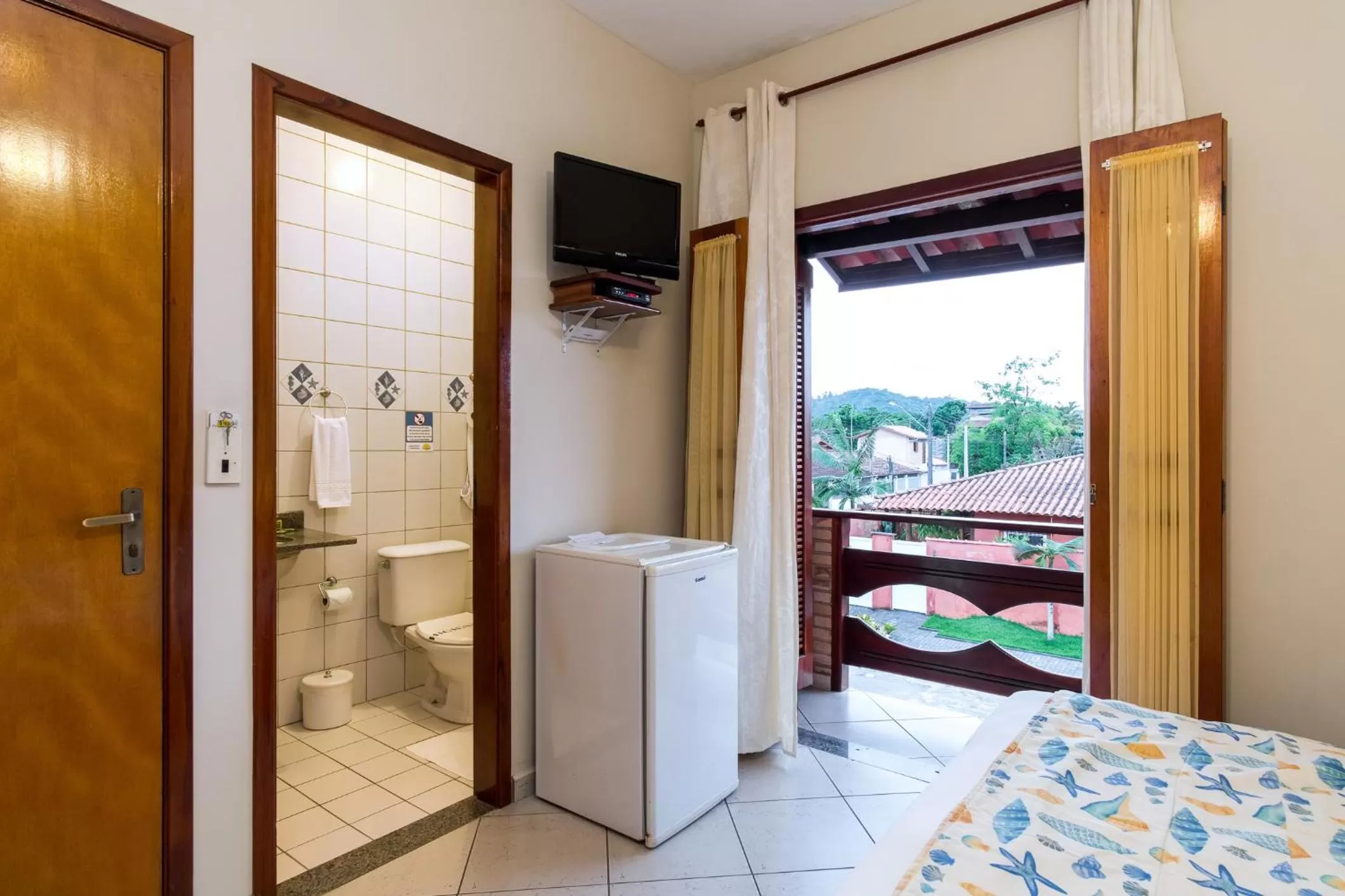 Balcony/Terrace in Pousada Mar Azul