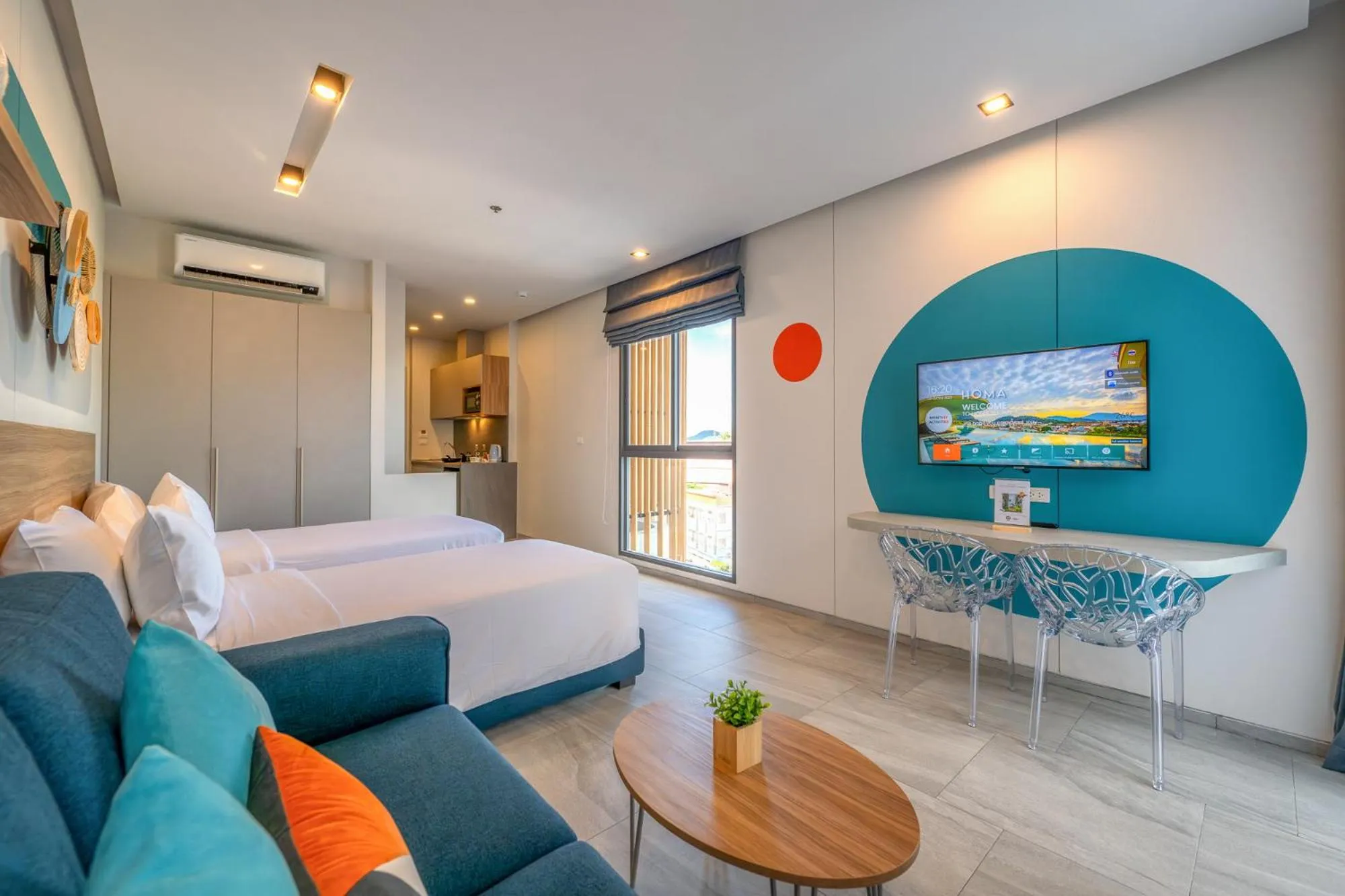 TV and multimedia, Bed in HOMA Phuket Town