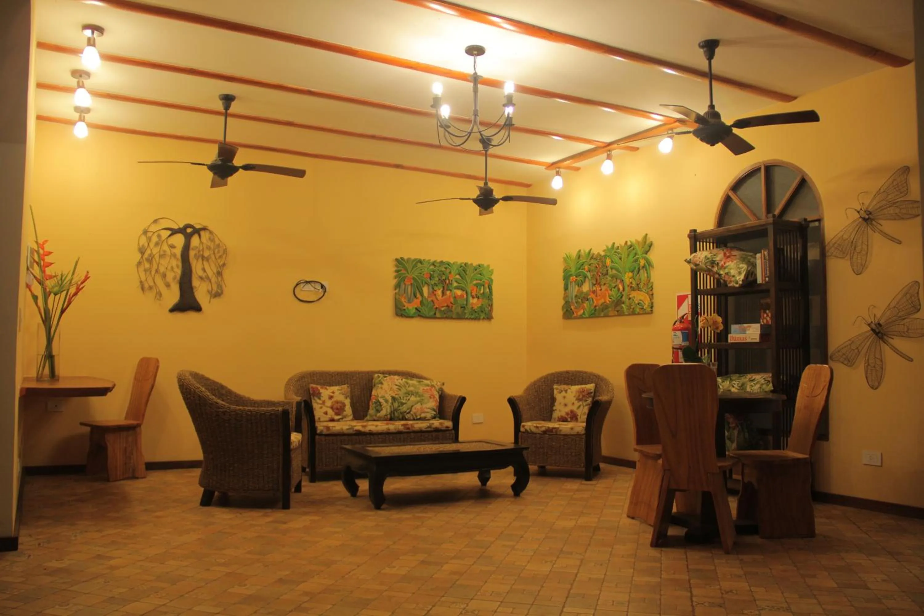 Dining area in El Pueblito Iguazú