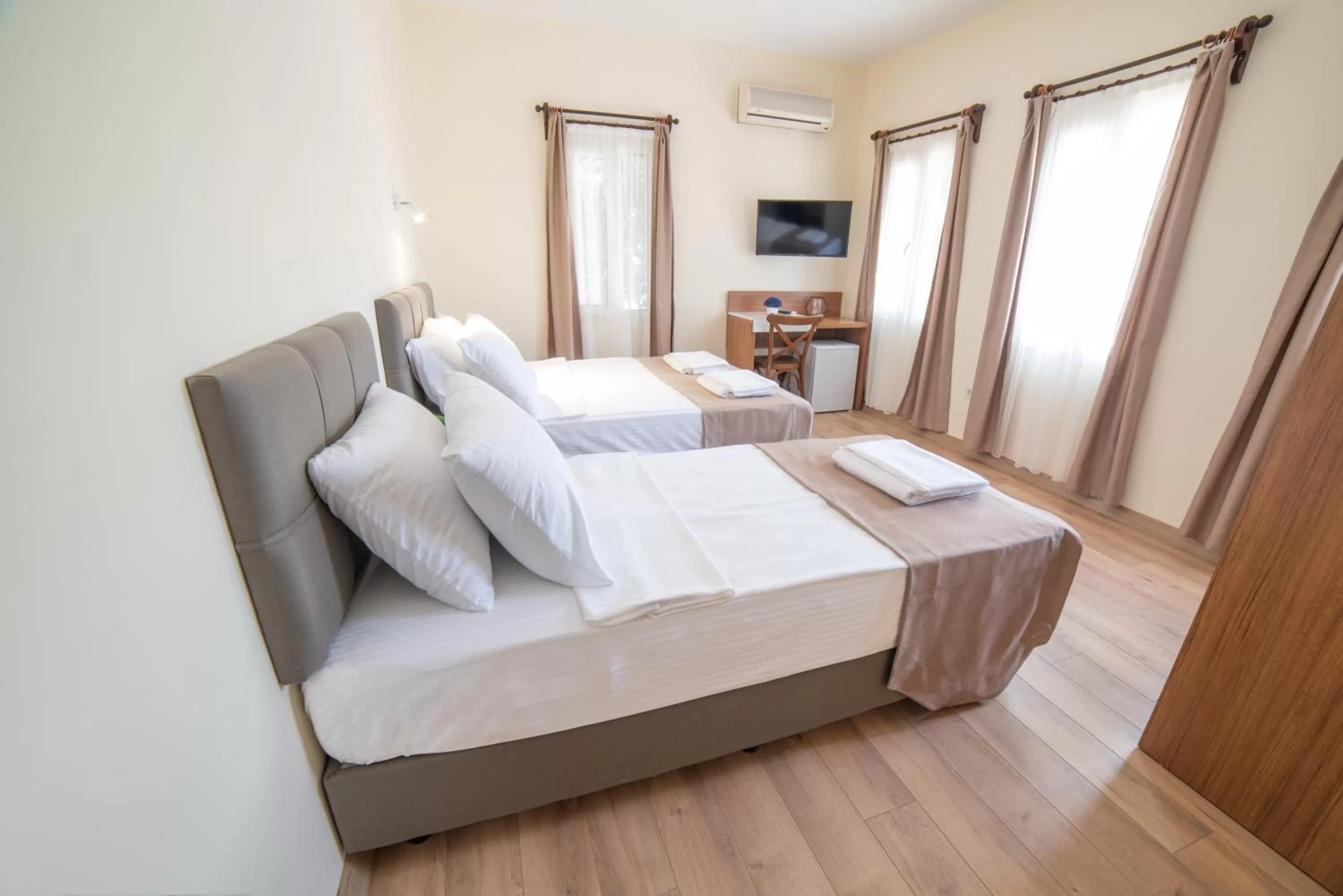 Bed in 9Bodrum Hotel