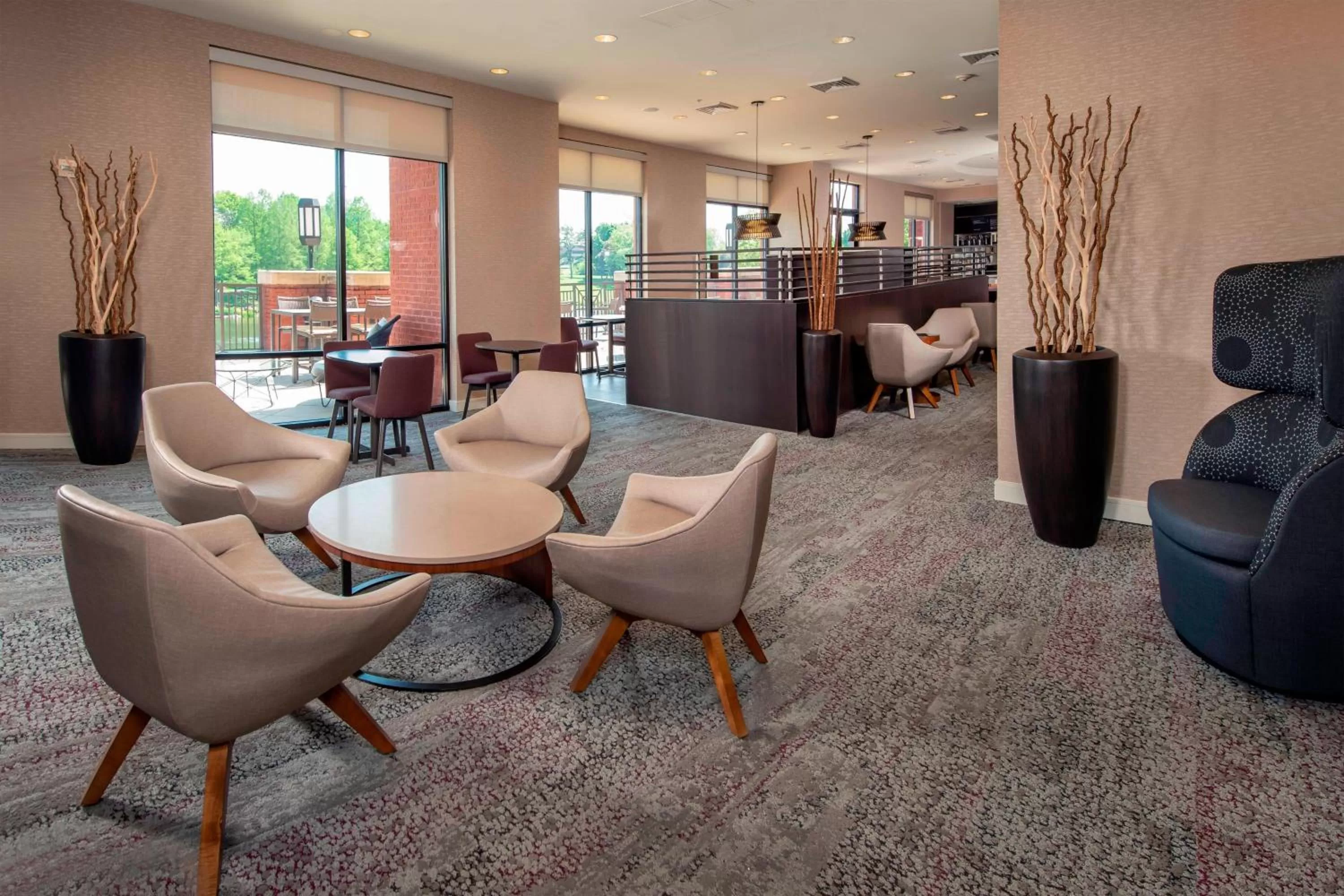Lounge or bar in Courtyard by Marriott Gaithersburg Washingtonian Center