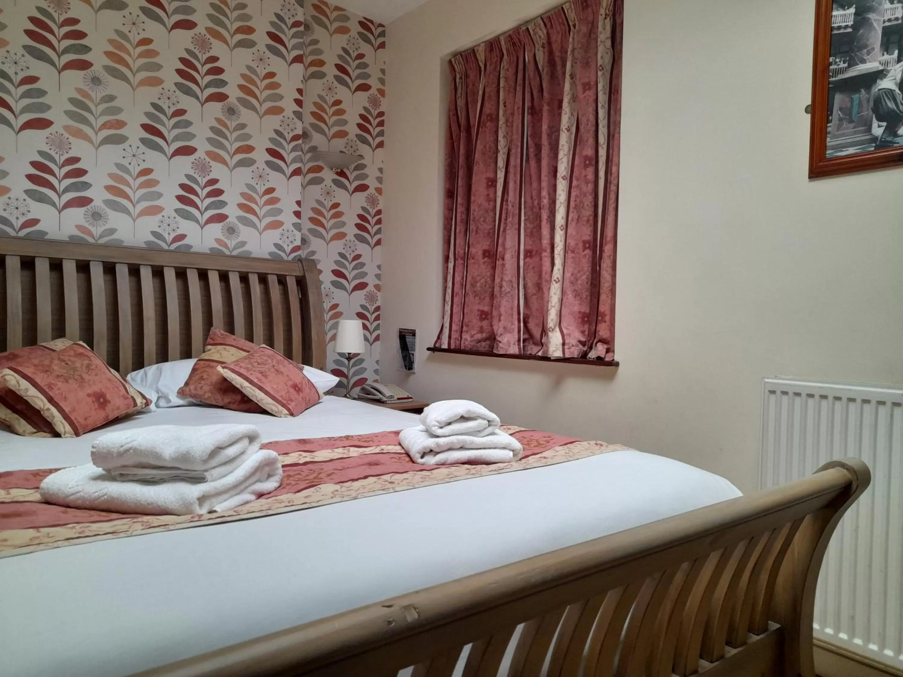 Bed in Shakespeare Hotel