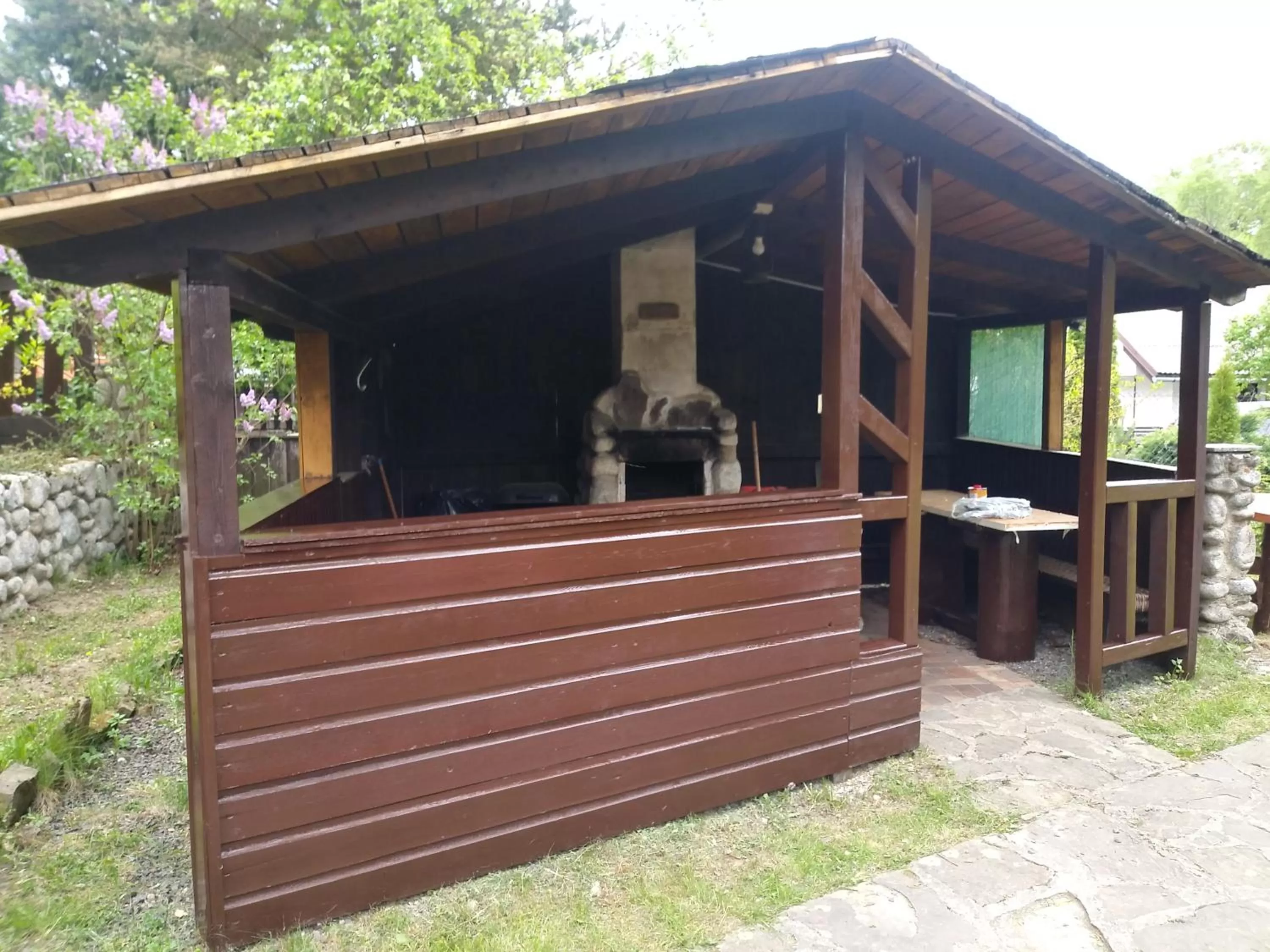 BBQ facilities in Penzión Skitour