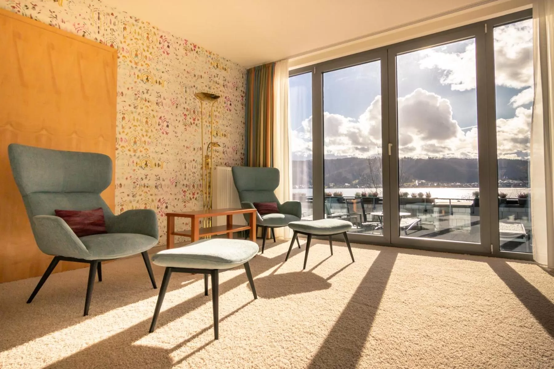 Seating area in Seehotel Adler