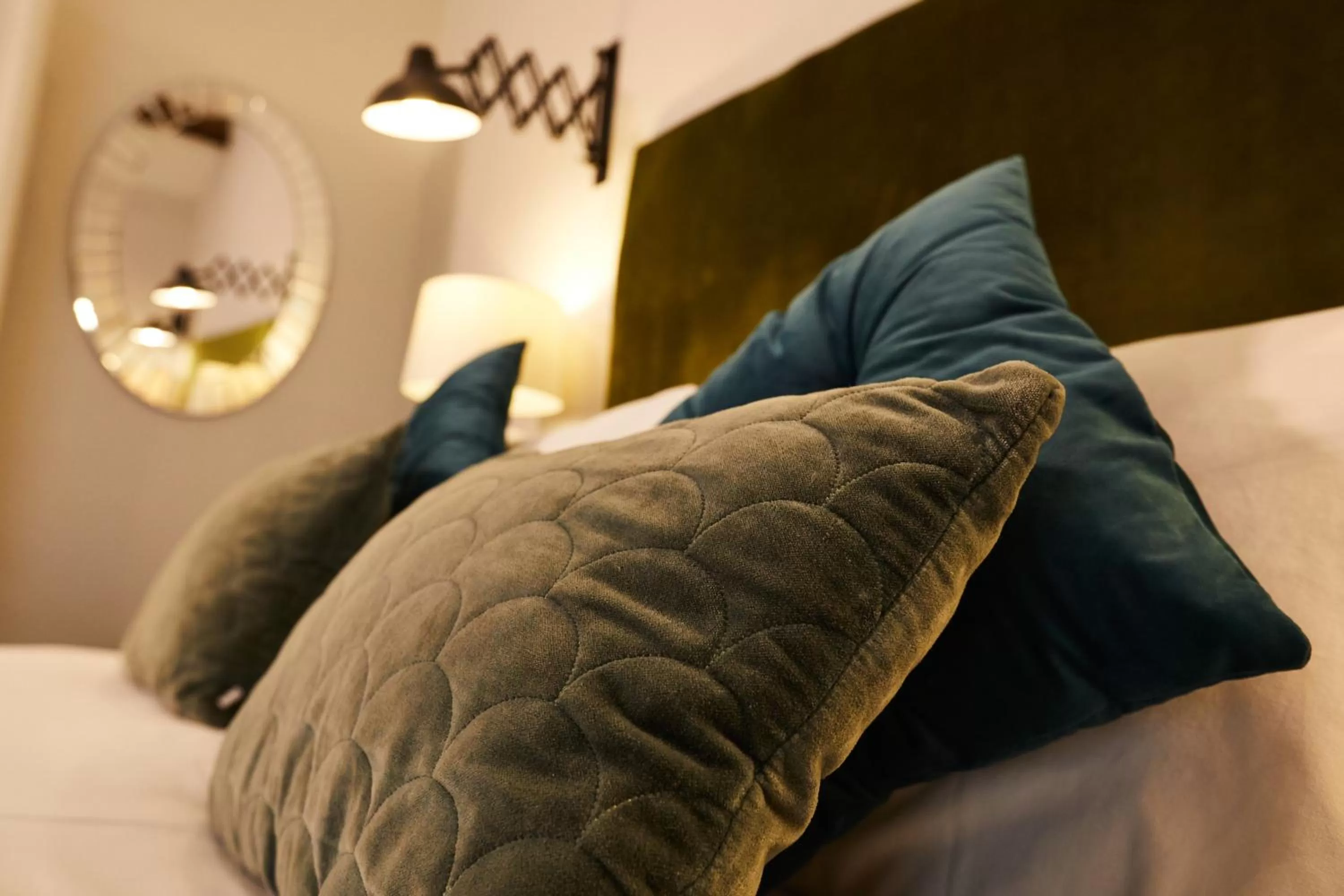 Decorative detail, Bed in The Lawrence