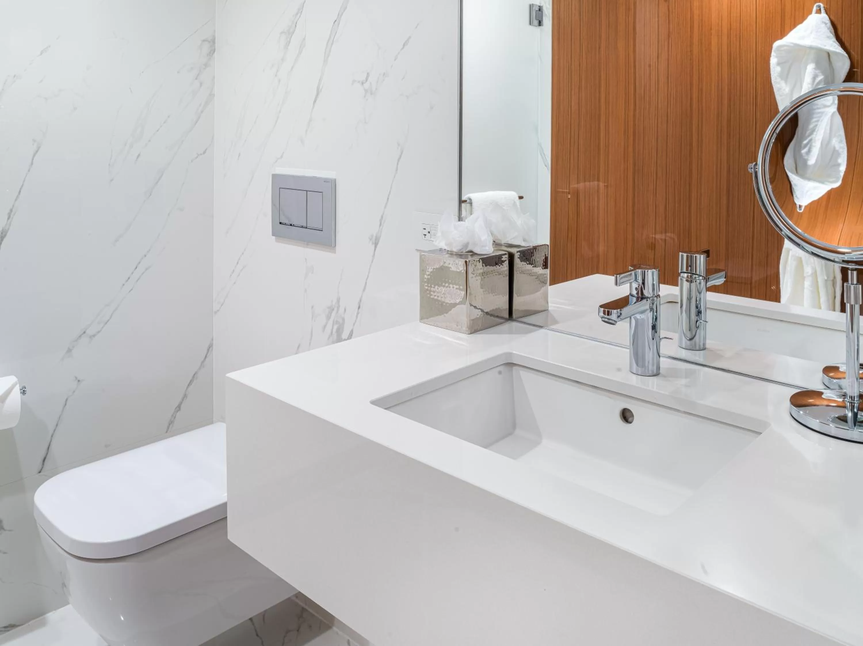 Toilet in 33 Hotel, New York City, Seaport