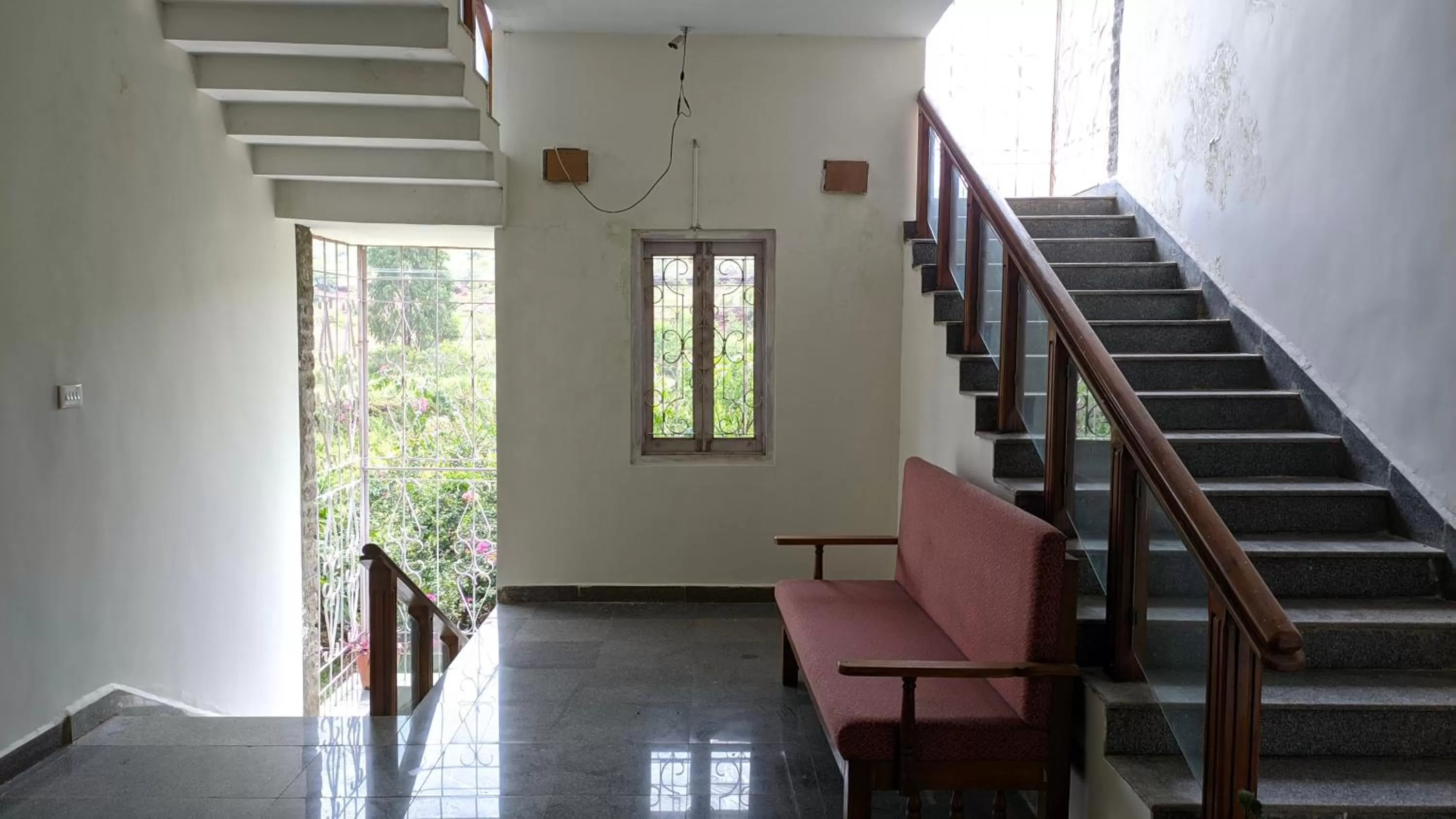 Seating area in Kanthi Resorts Badami