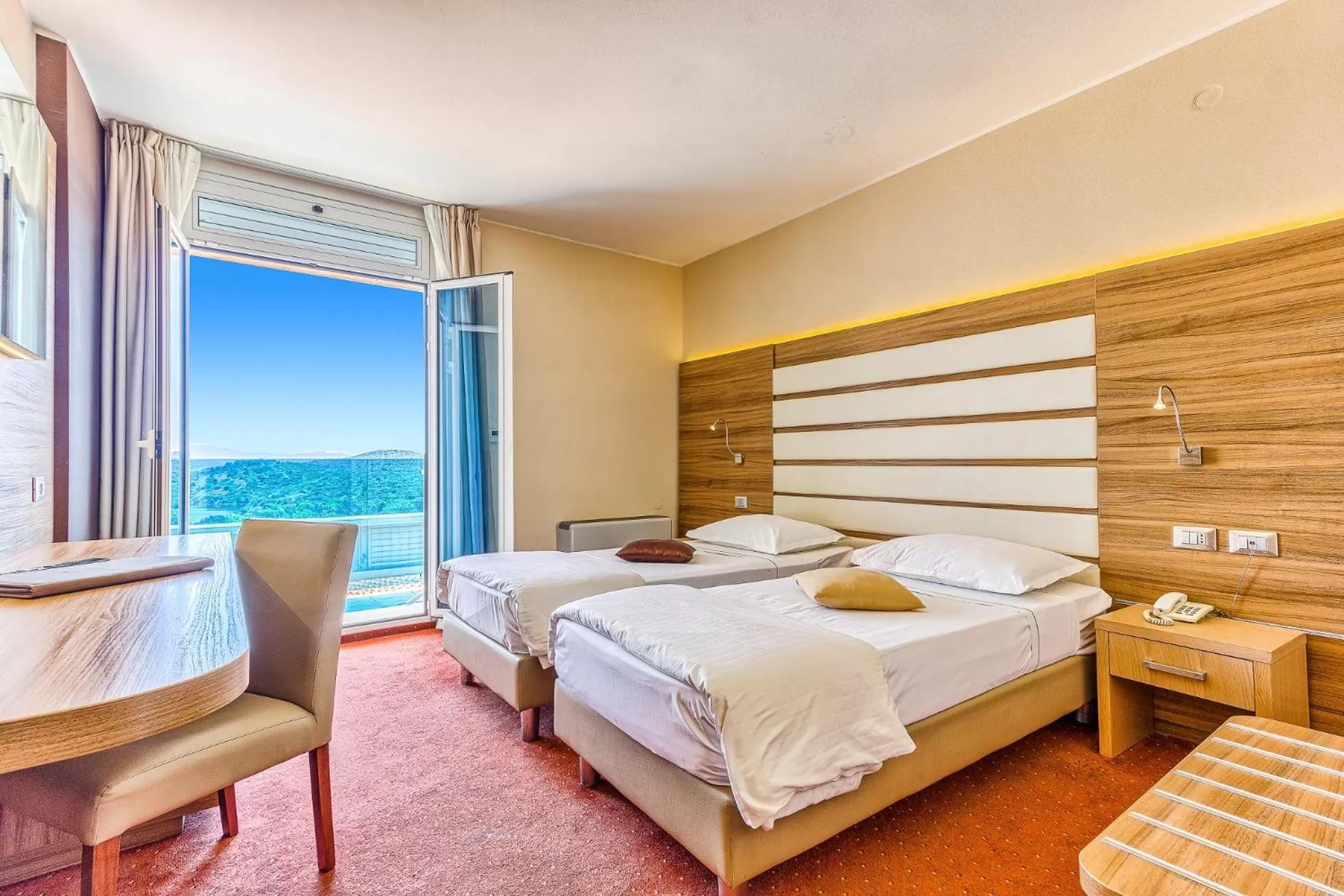 Bed in Hotel Panorama