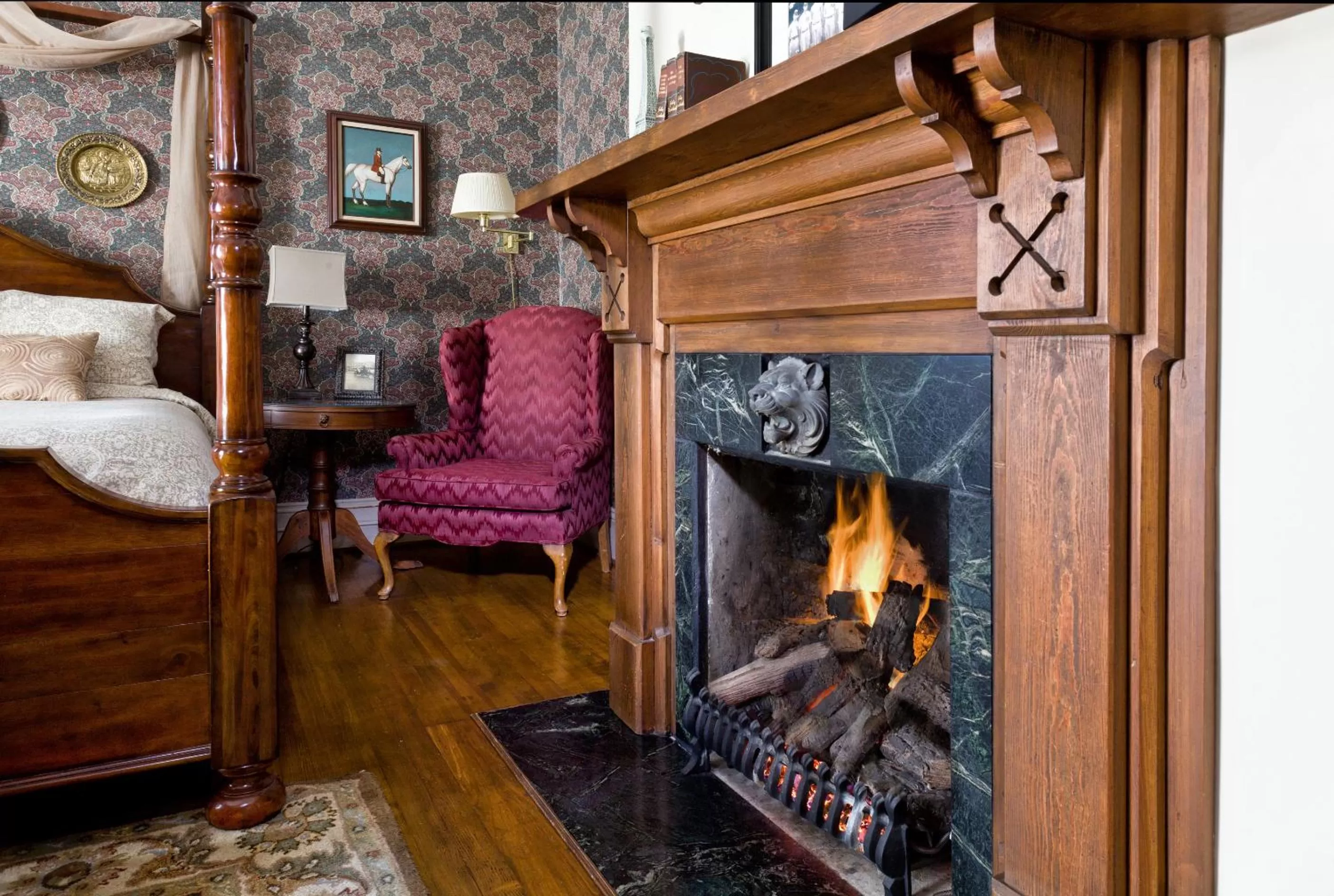 Decorative detail in The Reynolds Mansion