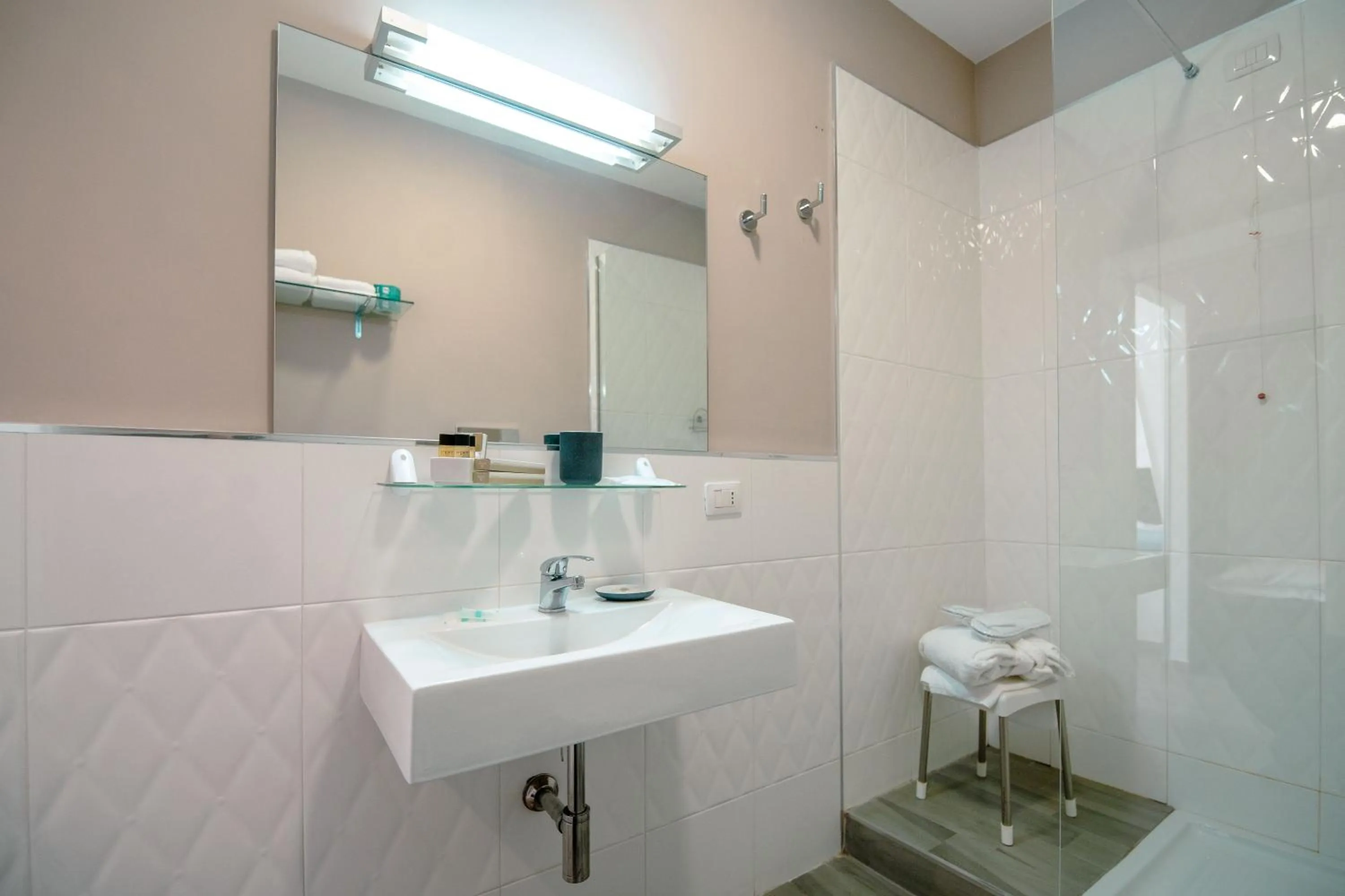 Bathroom in Hotel Bruman Salerno