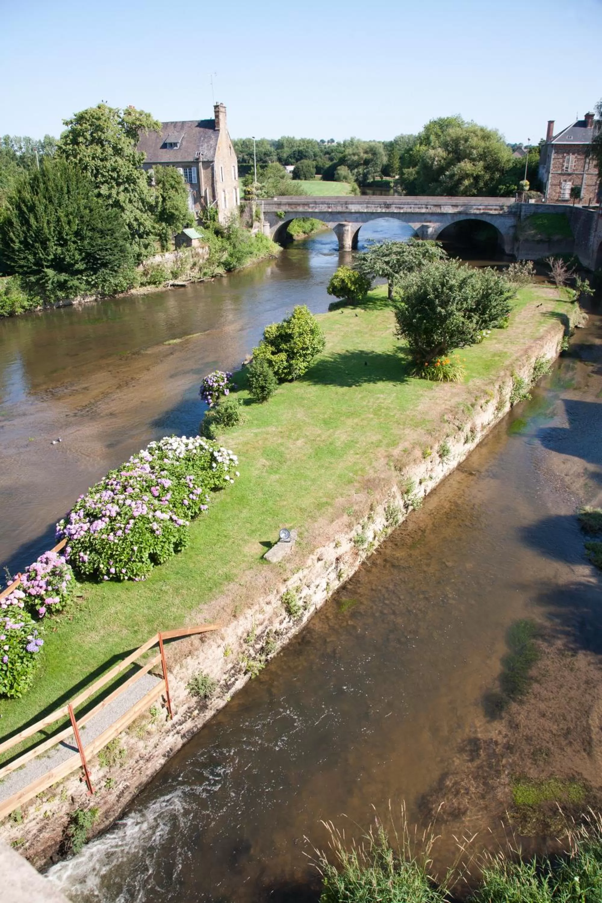 View (from property/room) in Best Western Le Moulin de Ducey
