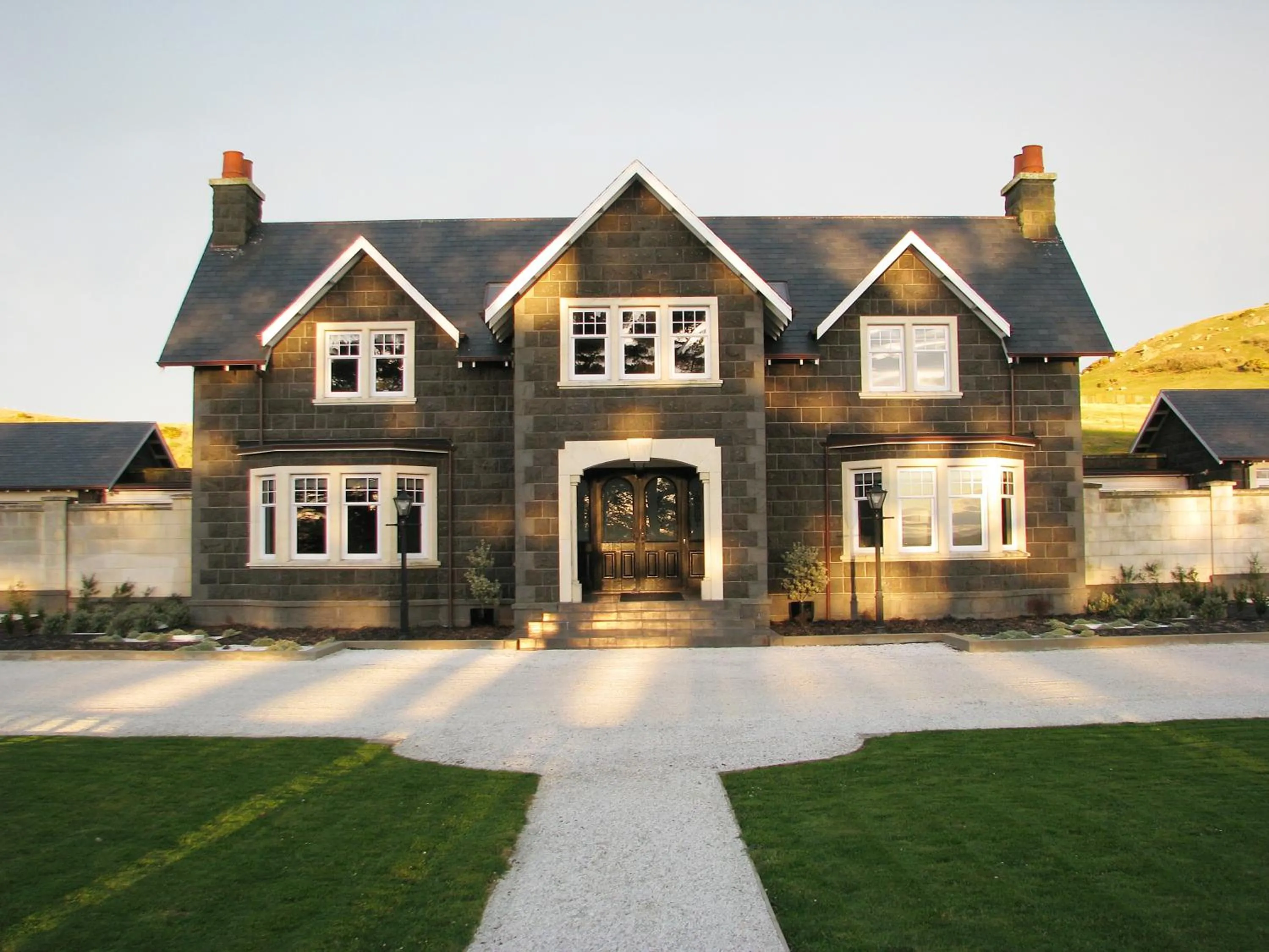 Facade/entrance in Camp Estate by Larnach Castle