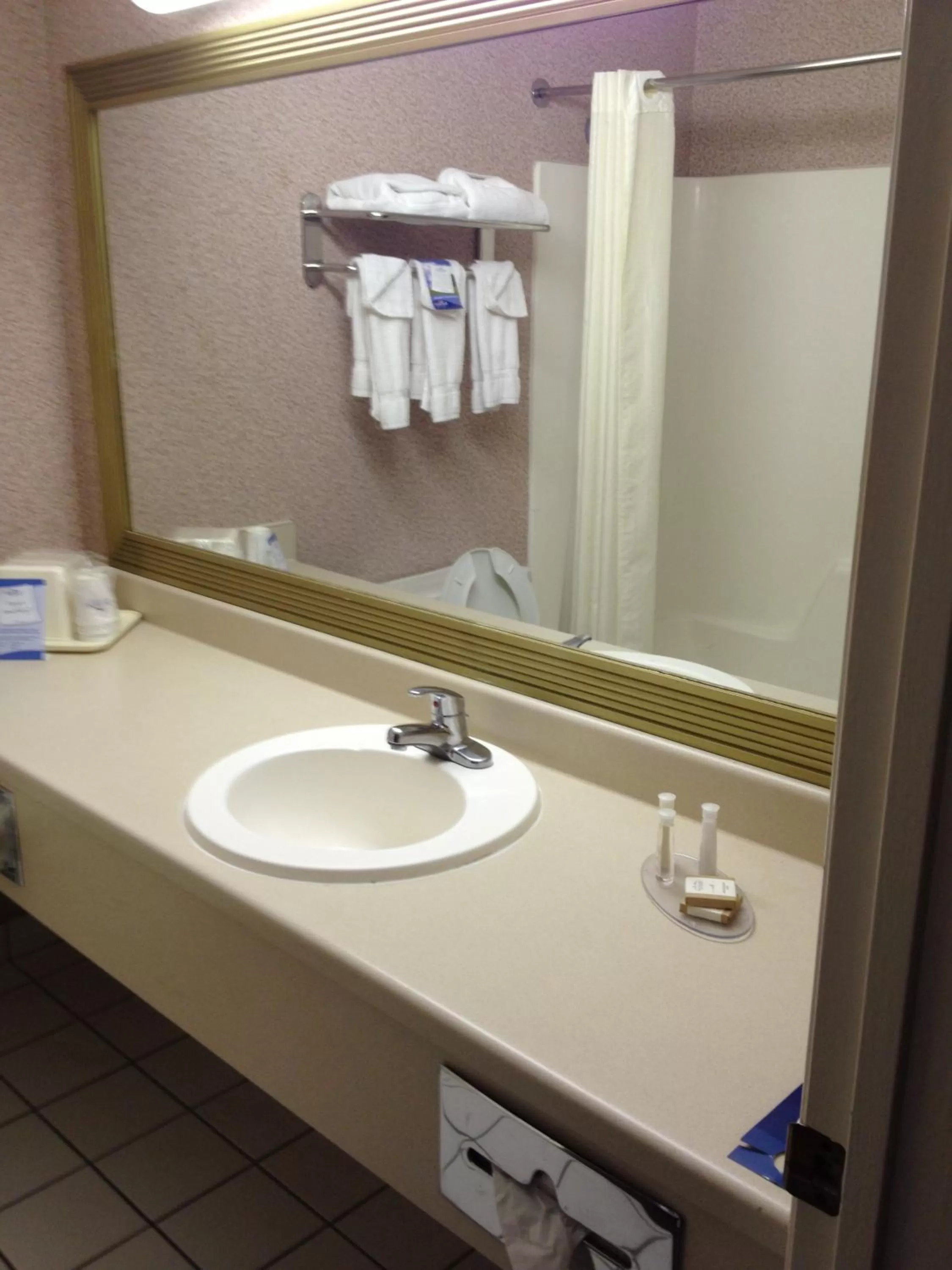 Bathroom in Baymont by Wyndham Midland Airport