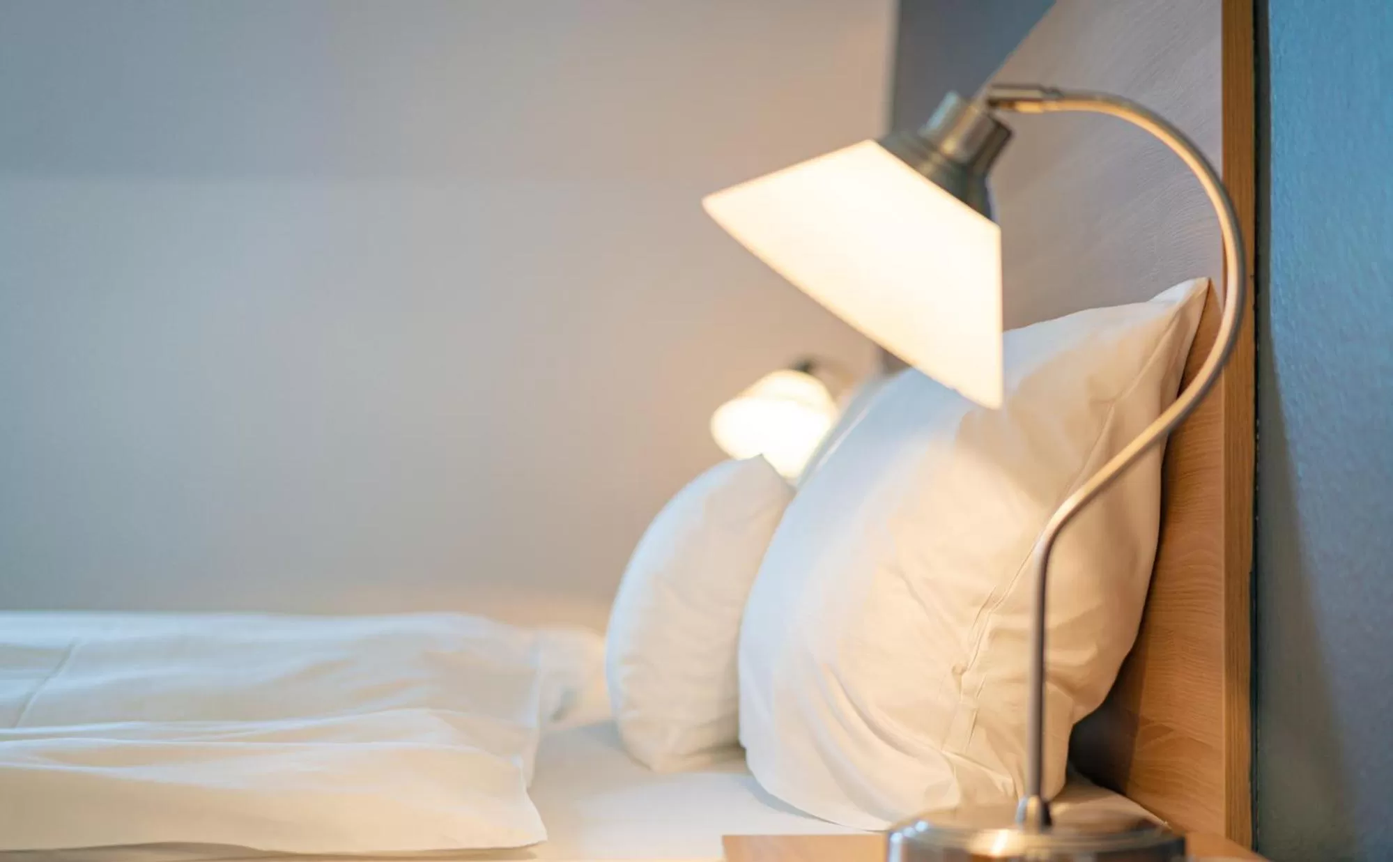 Bed in Hotel Stachus