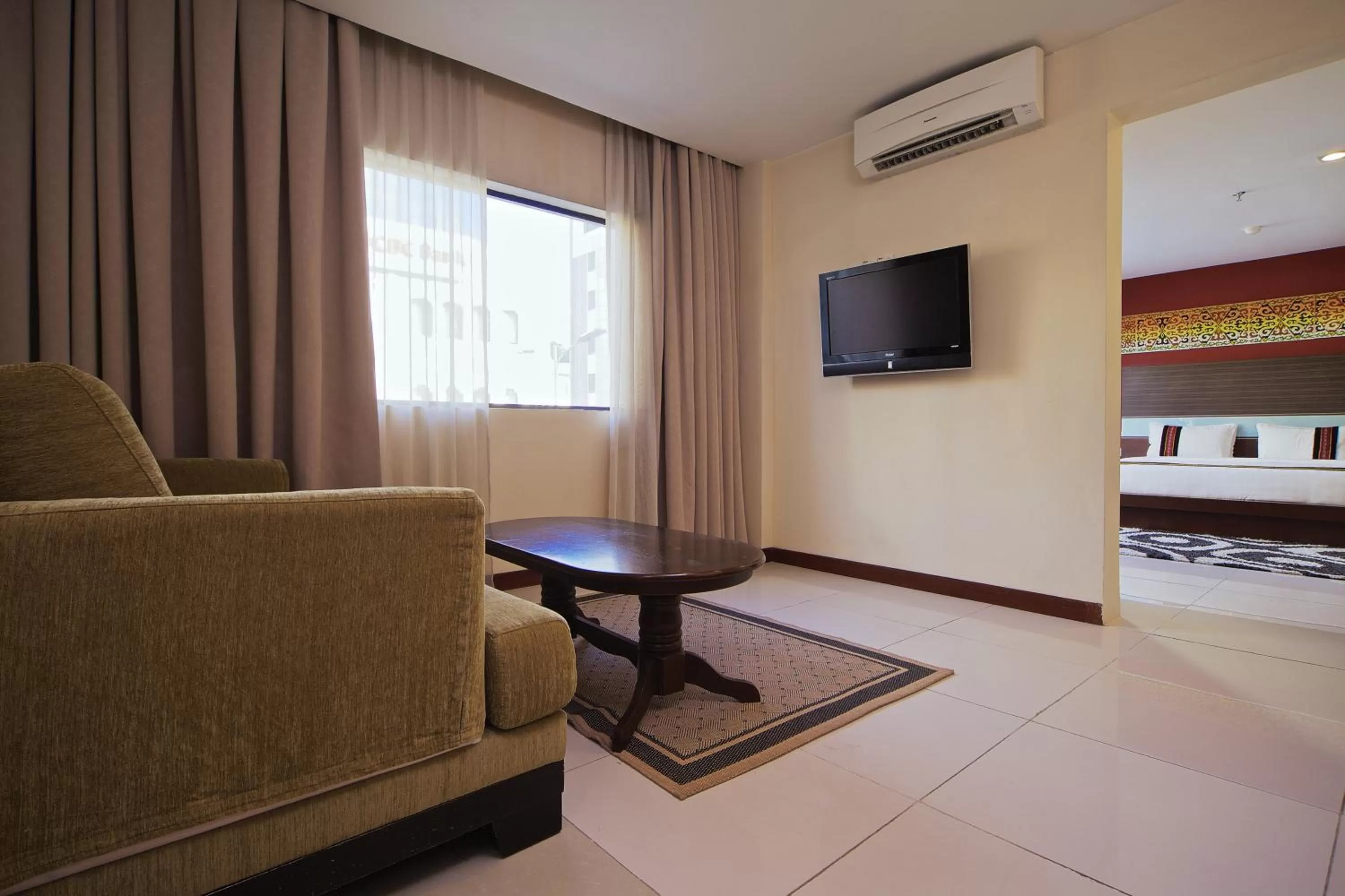 Living room in Kinabalu Daya Hotel