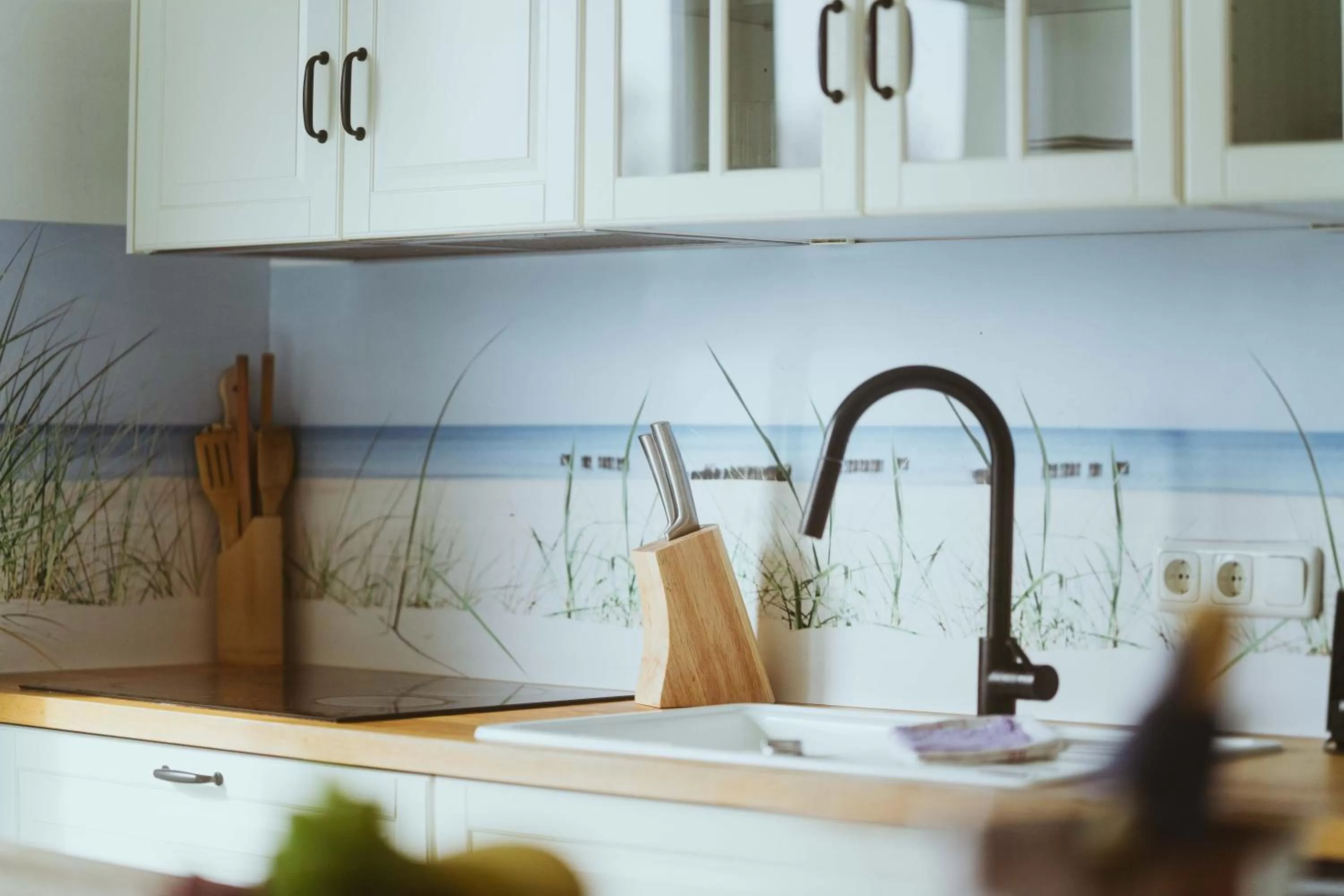 dishwasher, Kitchen/Kitchenette in Aparthotel Stralsund Studios und Apartments