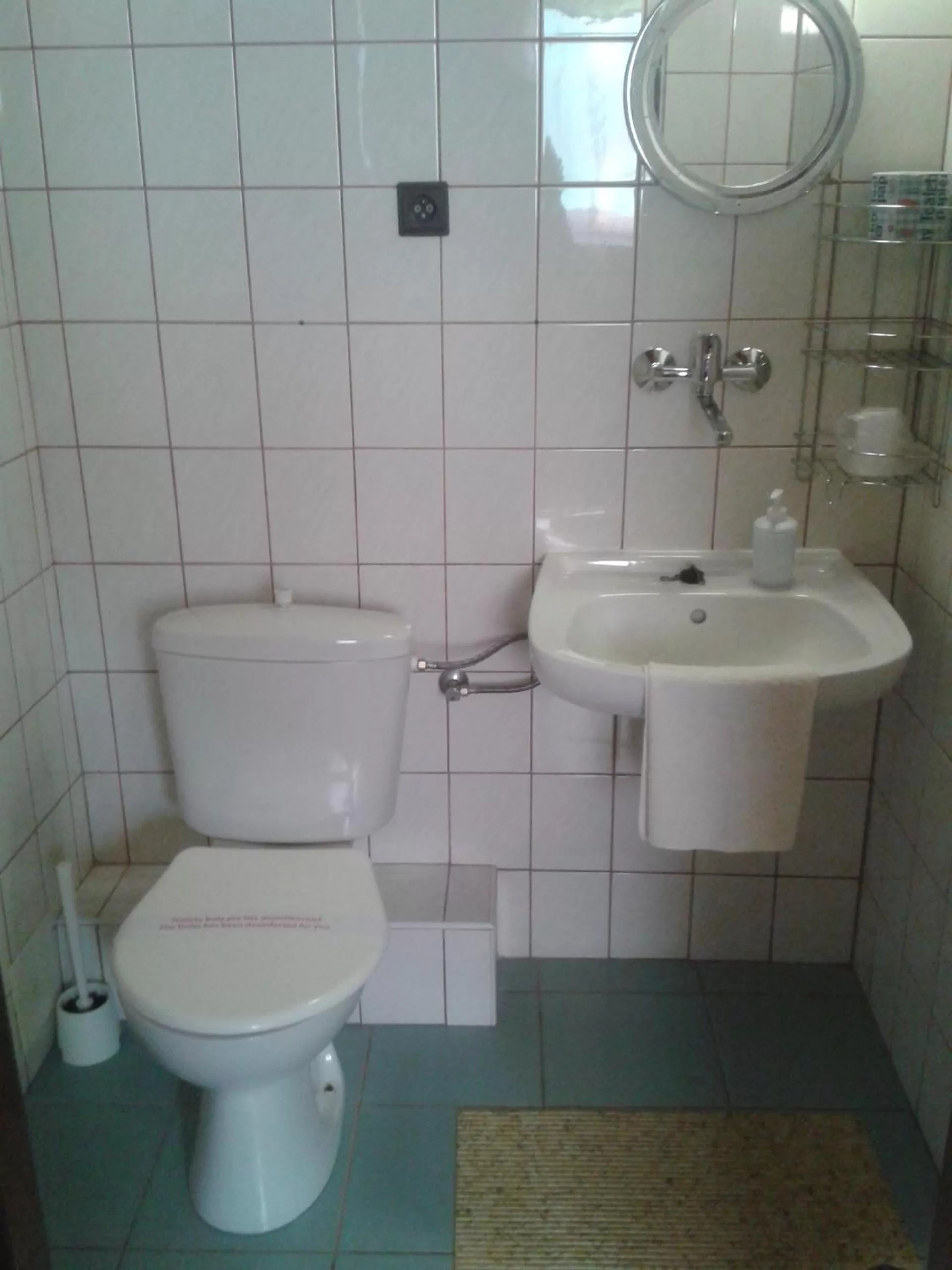 Decorative detail, Bathroom in Penzión Skitour