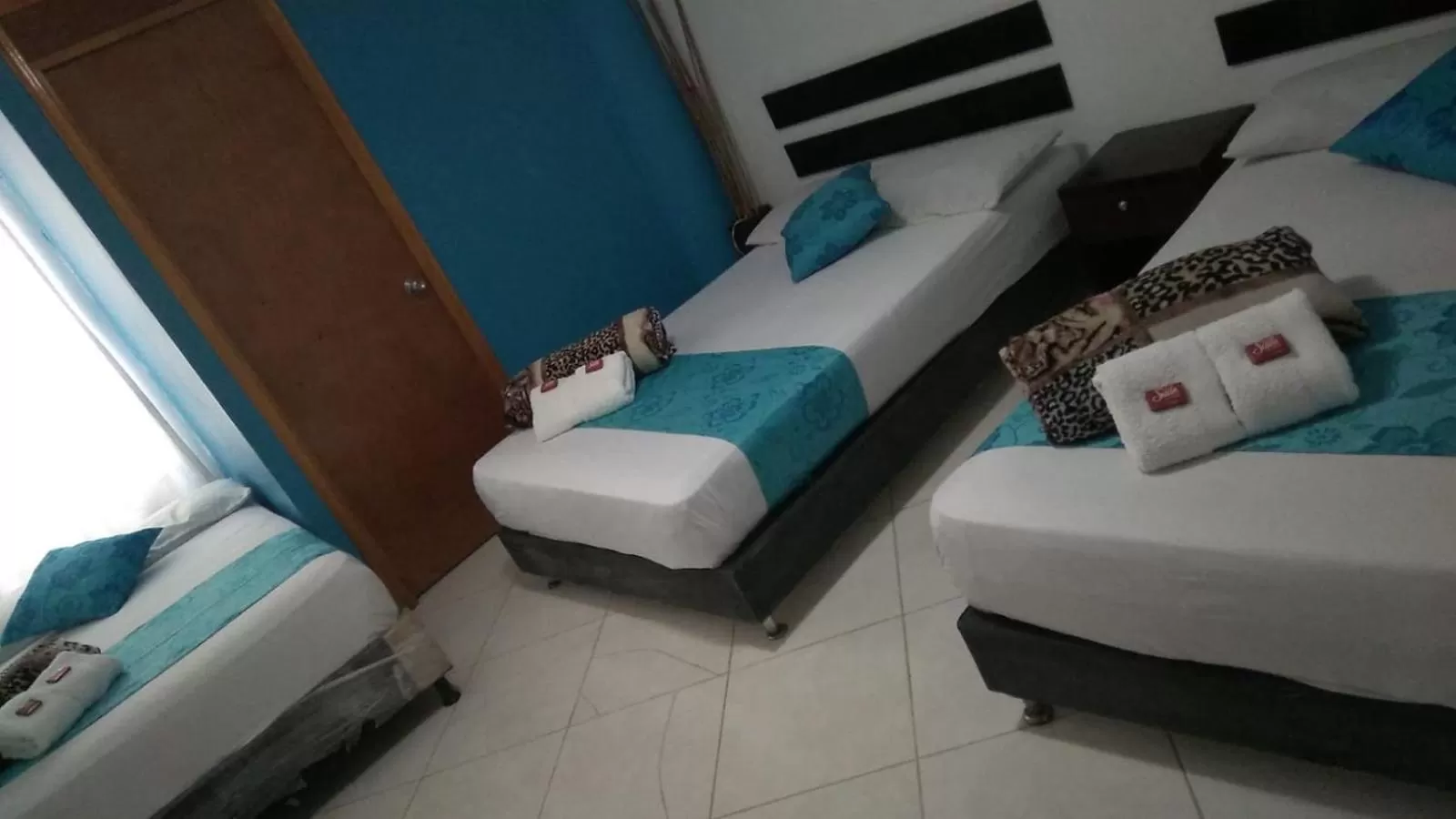 Bed in Hotel Miami Beach