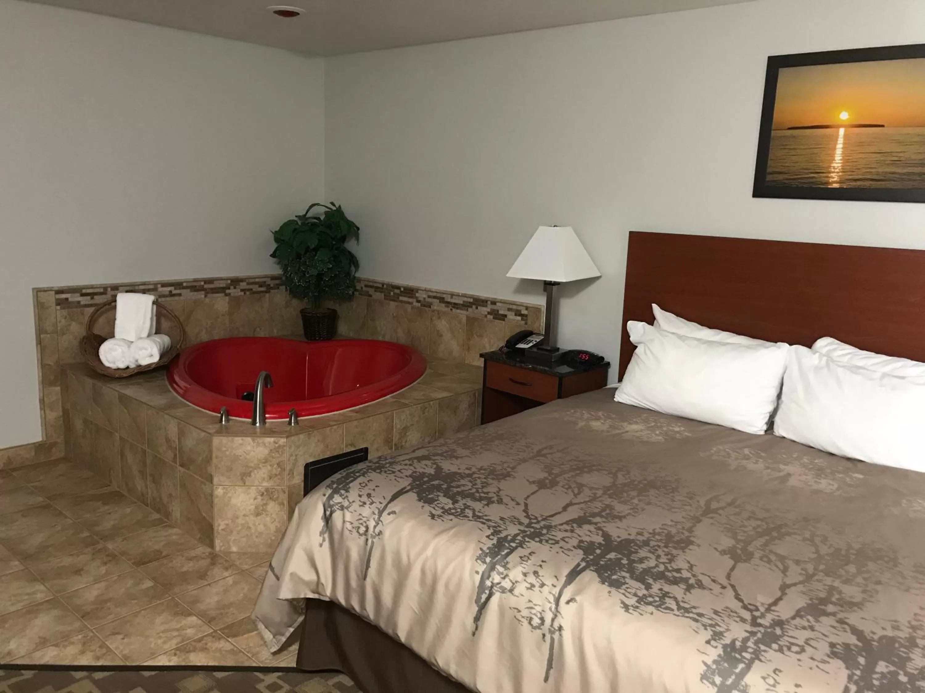 Bed in North Star Hotel Pictured Rocks