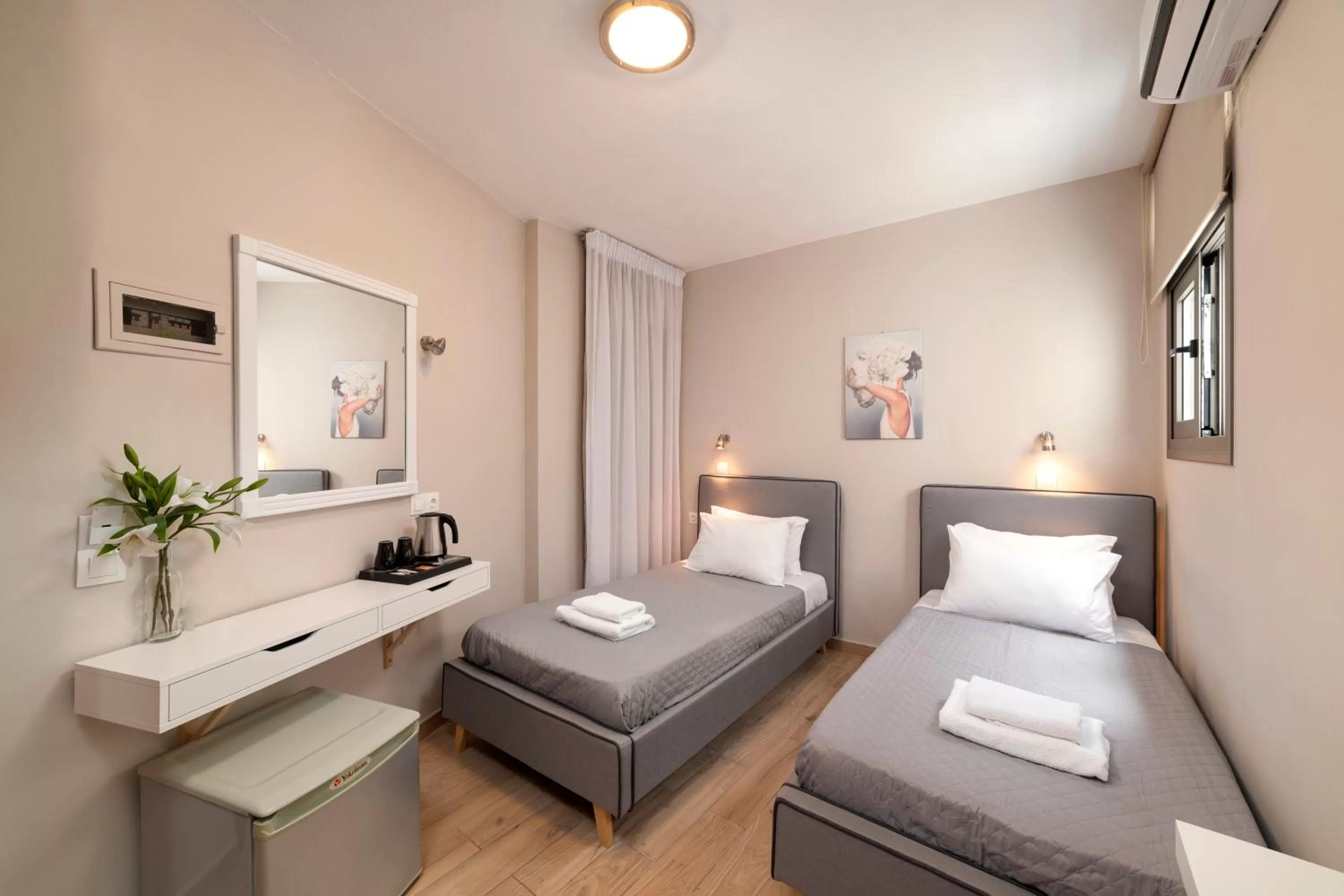 Bedroom, Bed in Faros Rooms